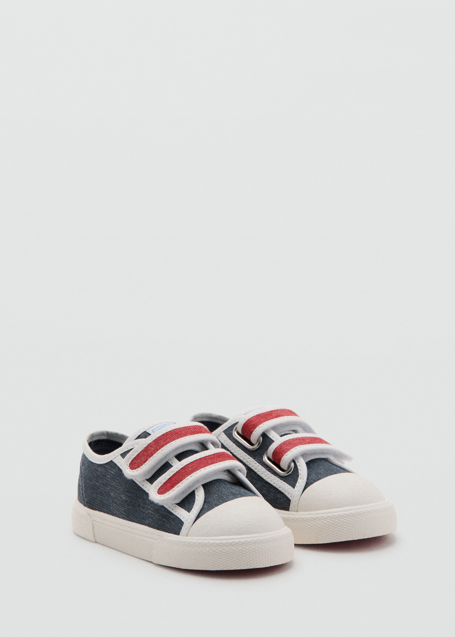 Two-tone velcro trainers - Medium plane