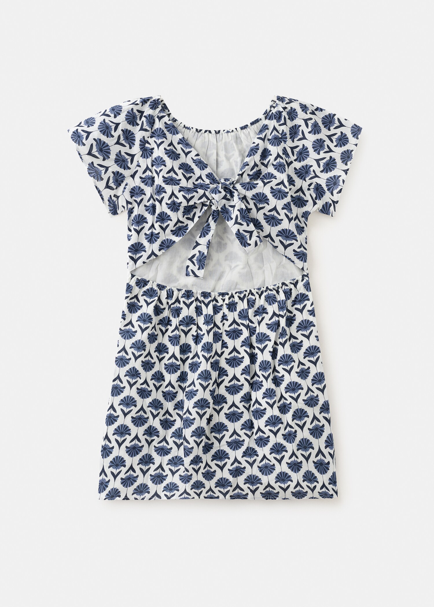 Floral print dress - Reverse of the article