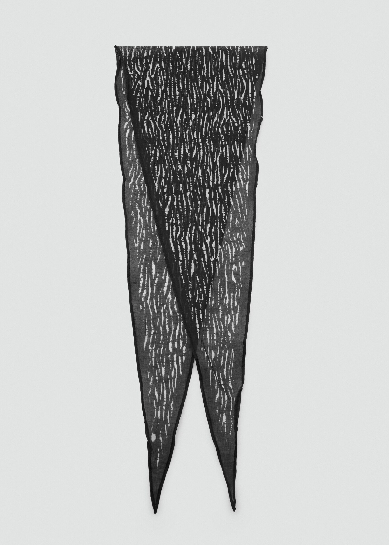 Foulard imprimé zèbre - Article sans modèle