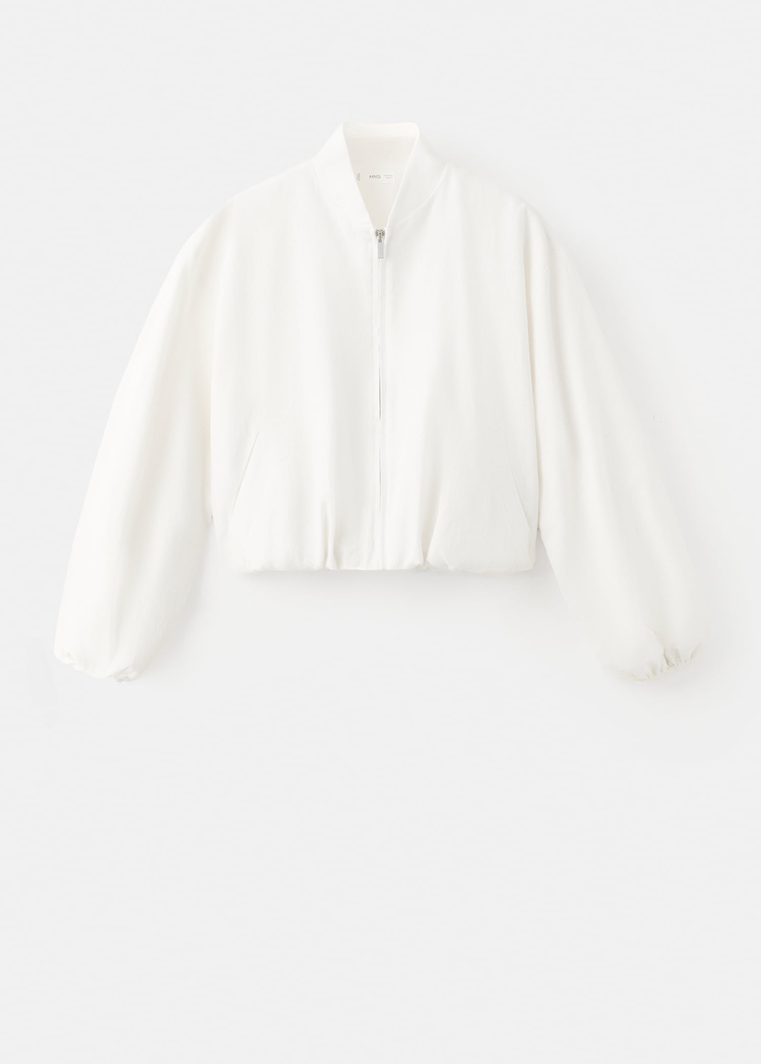 Linen bomber jacket - Article without model