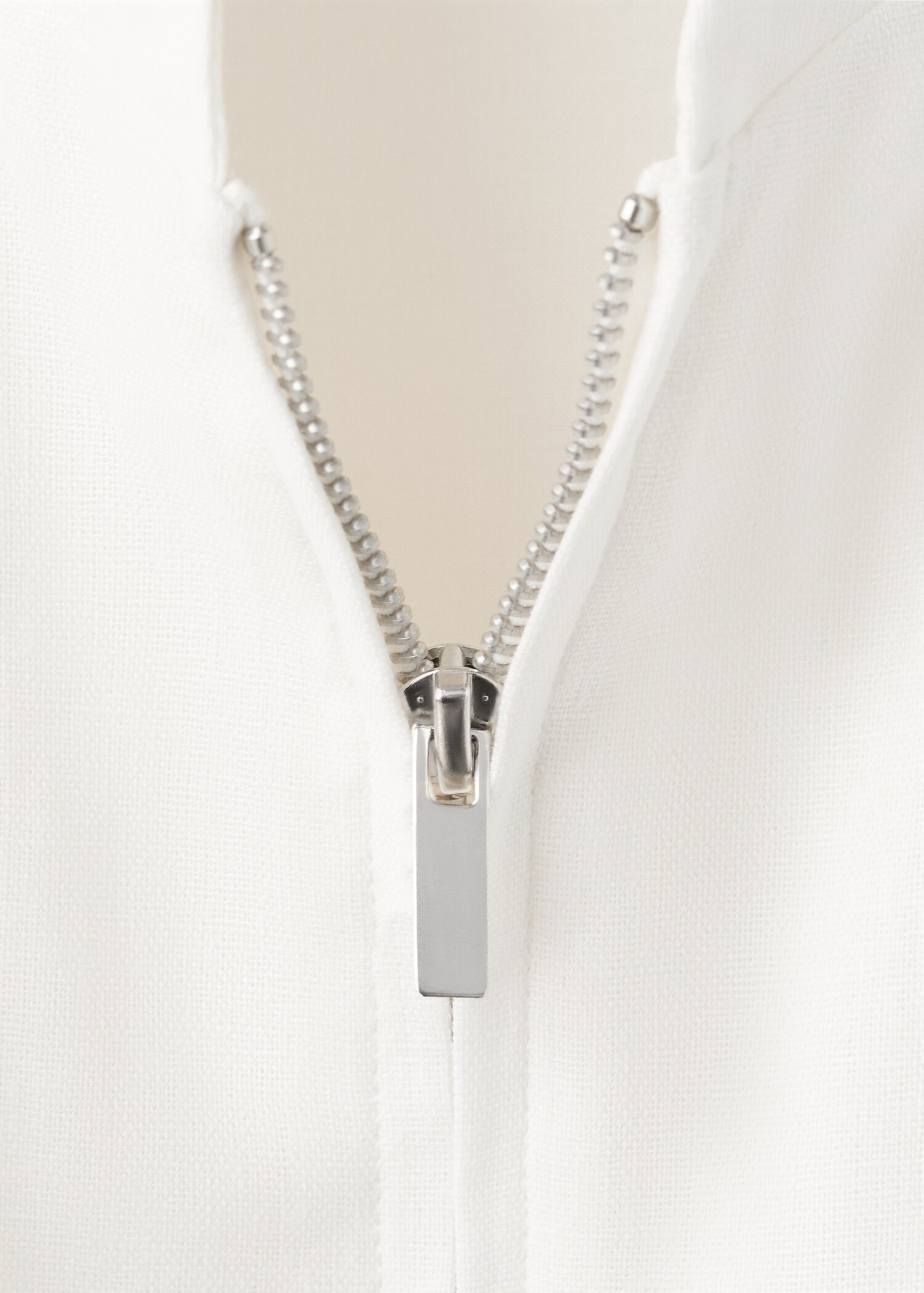 Linen bomber jacket - Details of the article 0