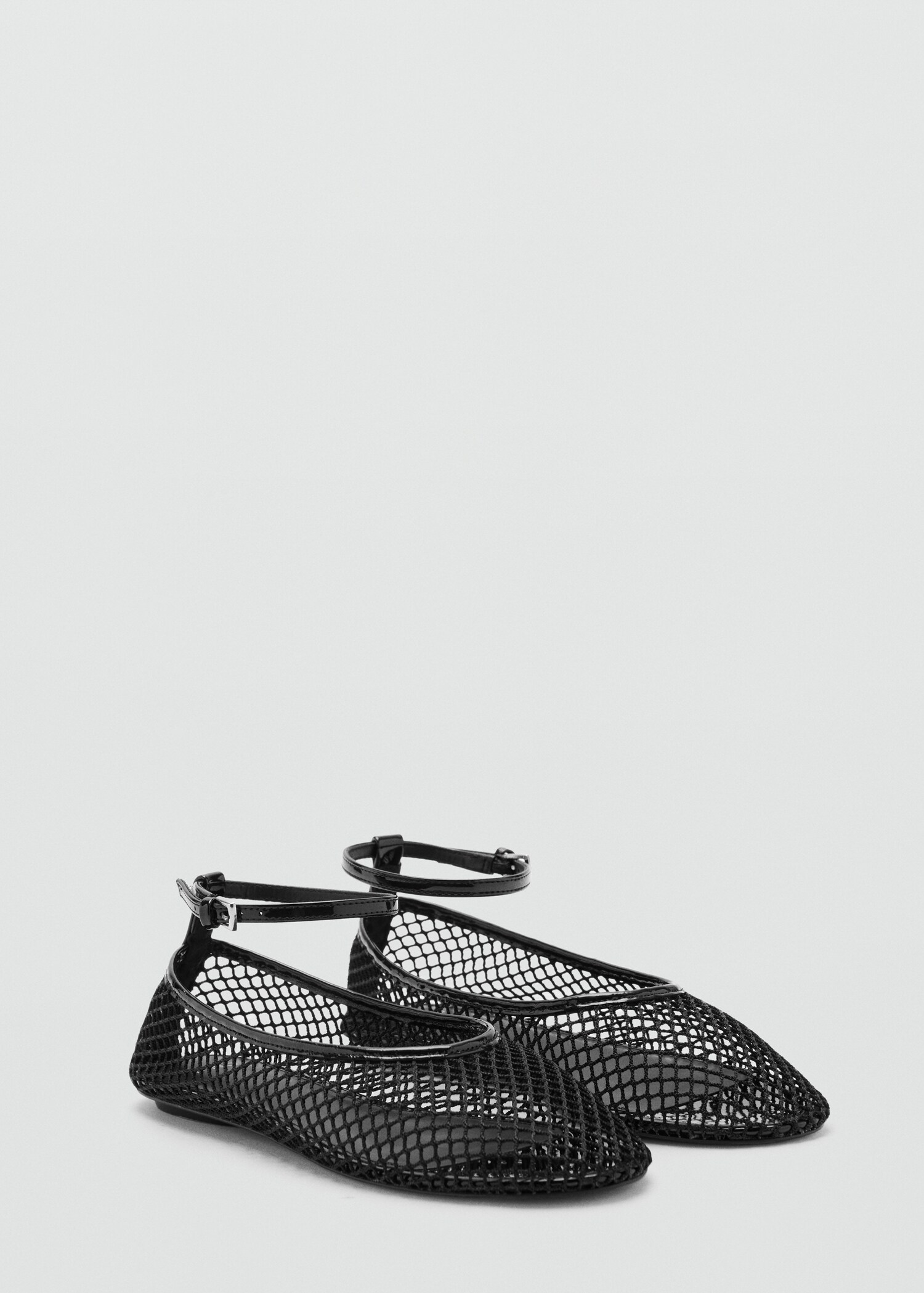 Ballerines maille filet bride - Plan moyen