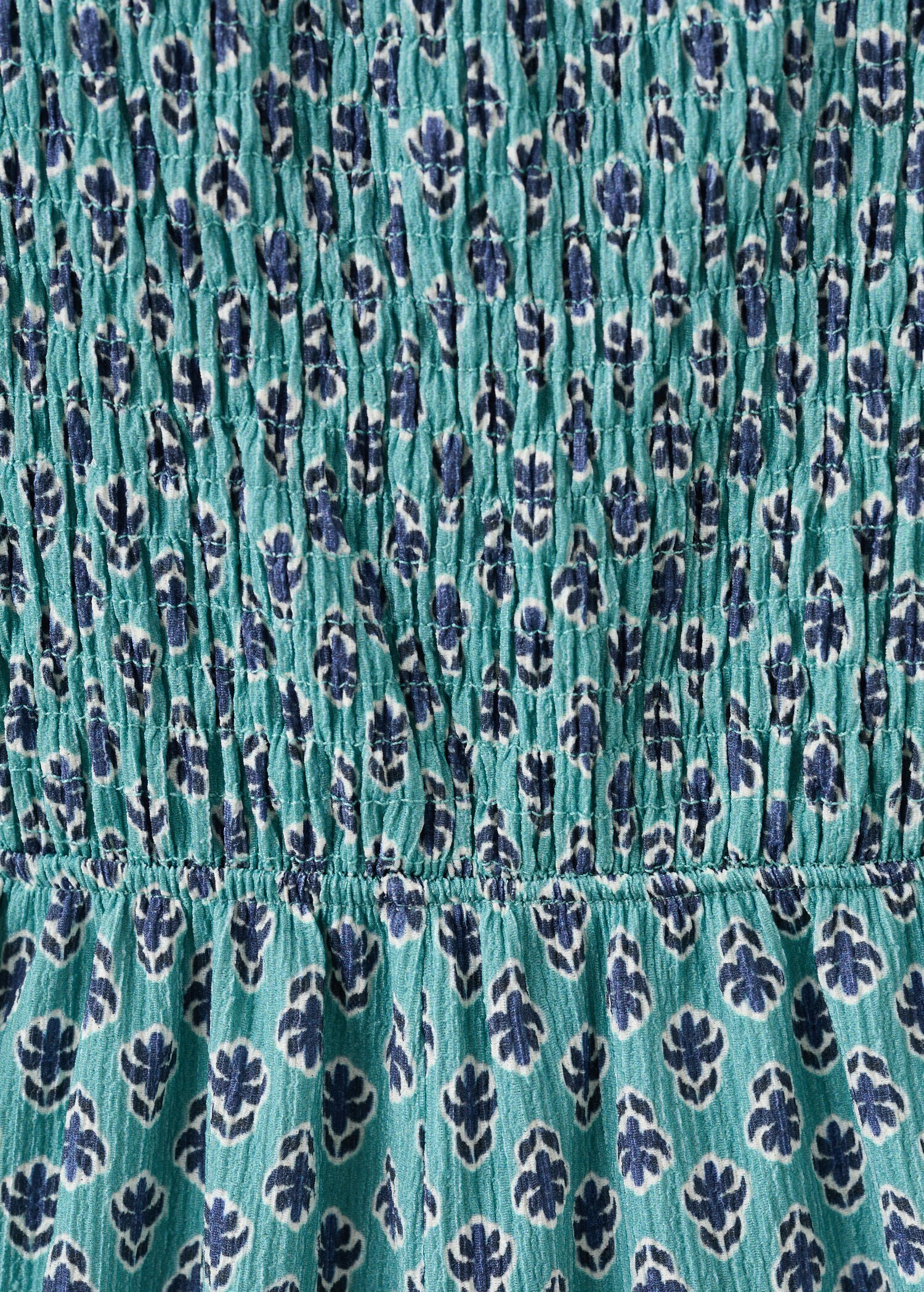 Long printed jumpsuit - Details of the article 8