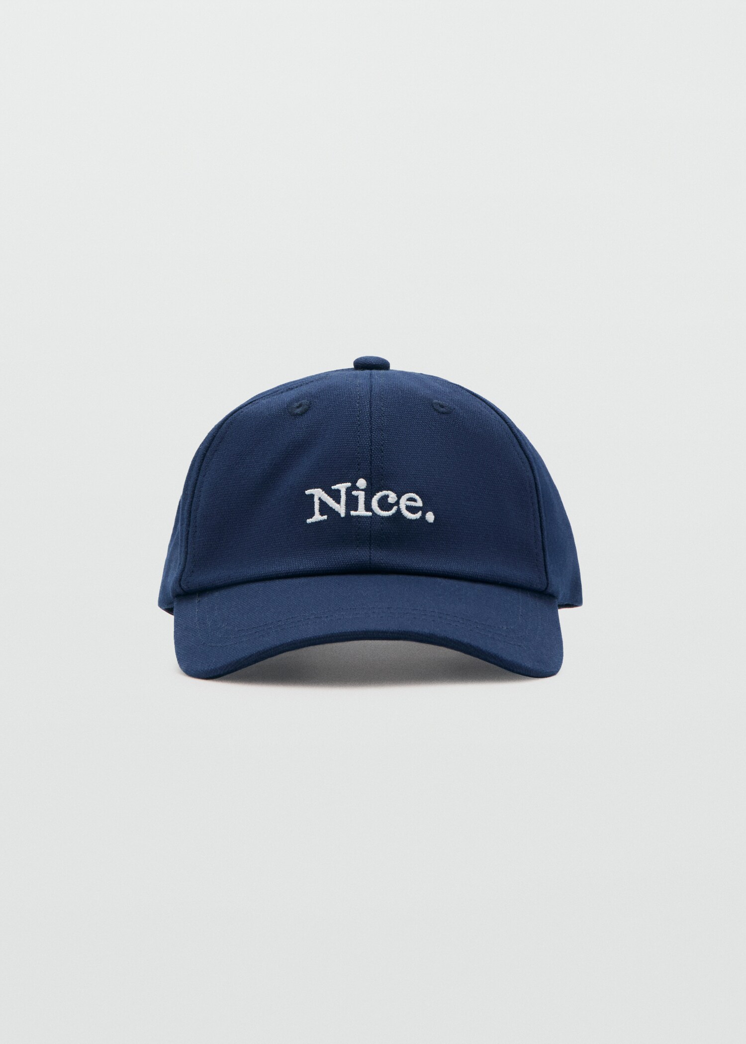 Gorra algodón mensaje bordado - Artículo sin modelo