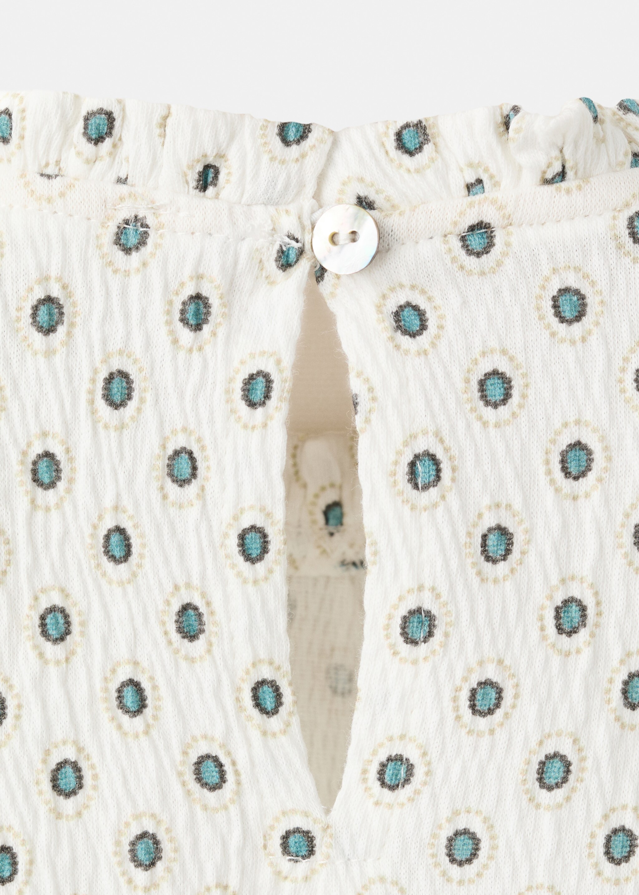 Bedrucktes Top - Detail des Artikels 8, Cremeweiß. Ref: 27095991-00.