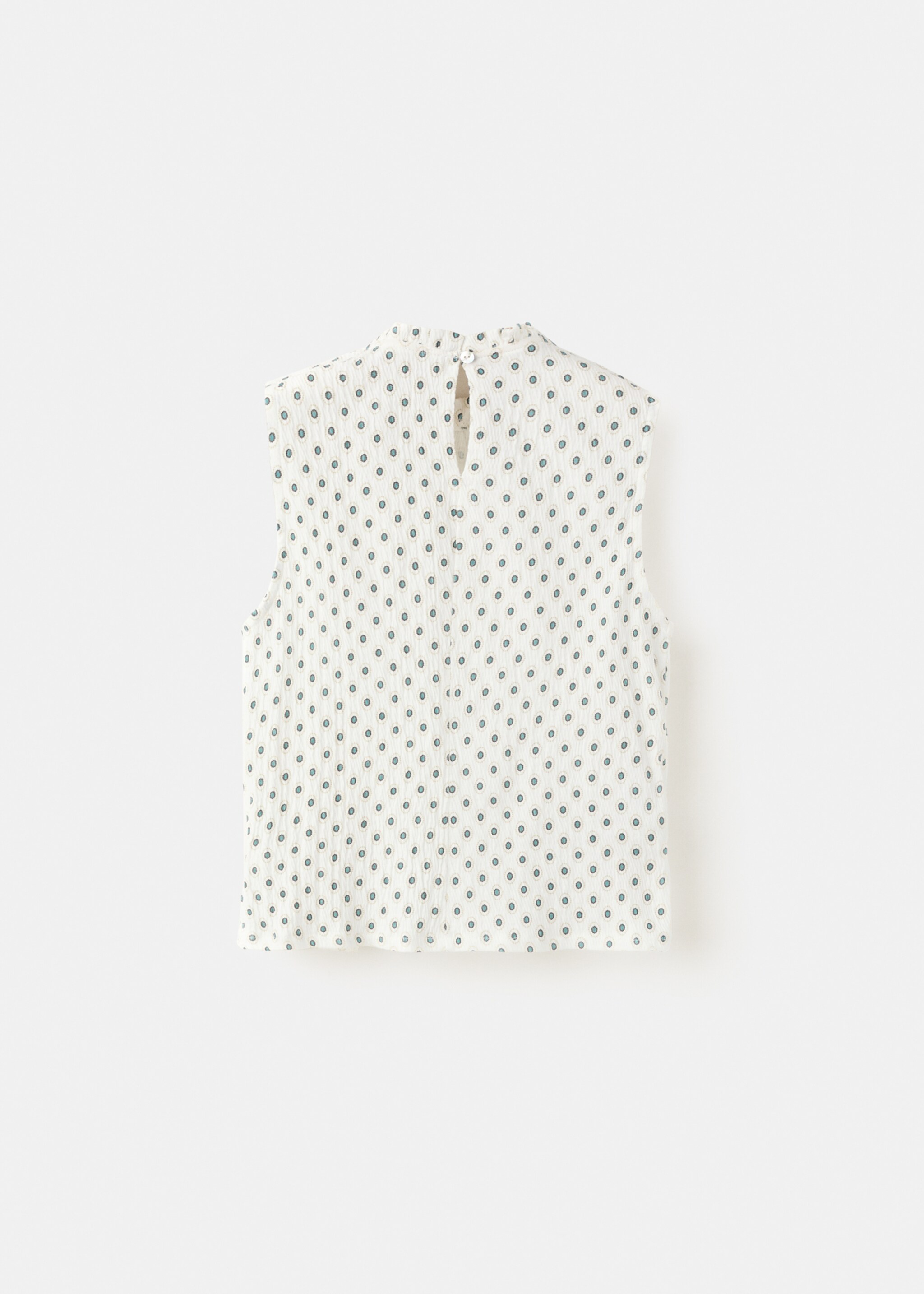 Bedrucktes Top - Rückseite des Artikels, Cremeweiß. Ref: 27095991-00.