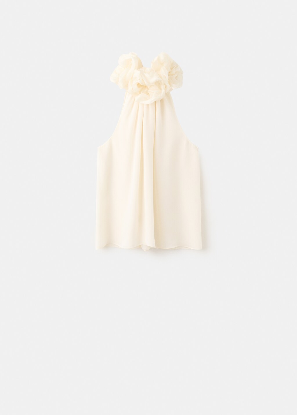 Floral halter-neck blouse - image 2