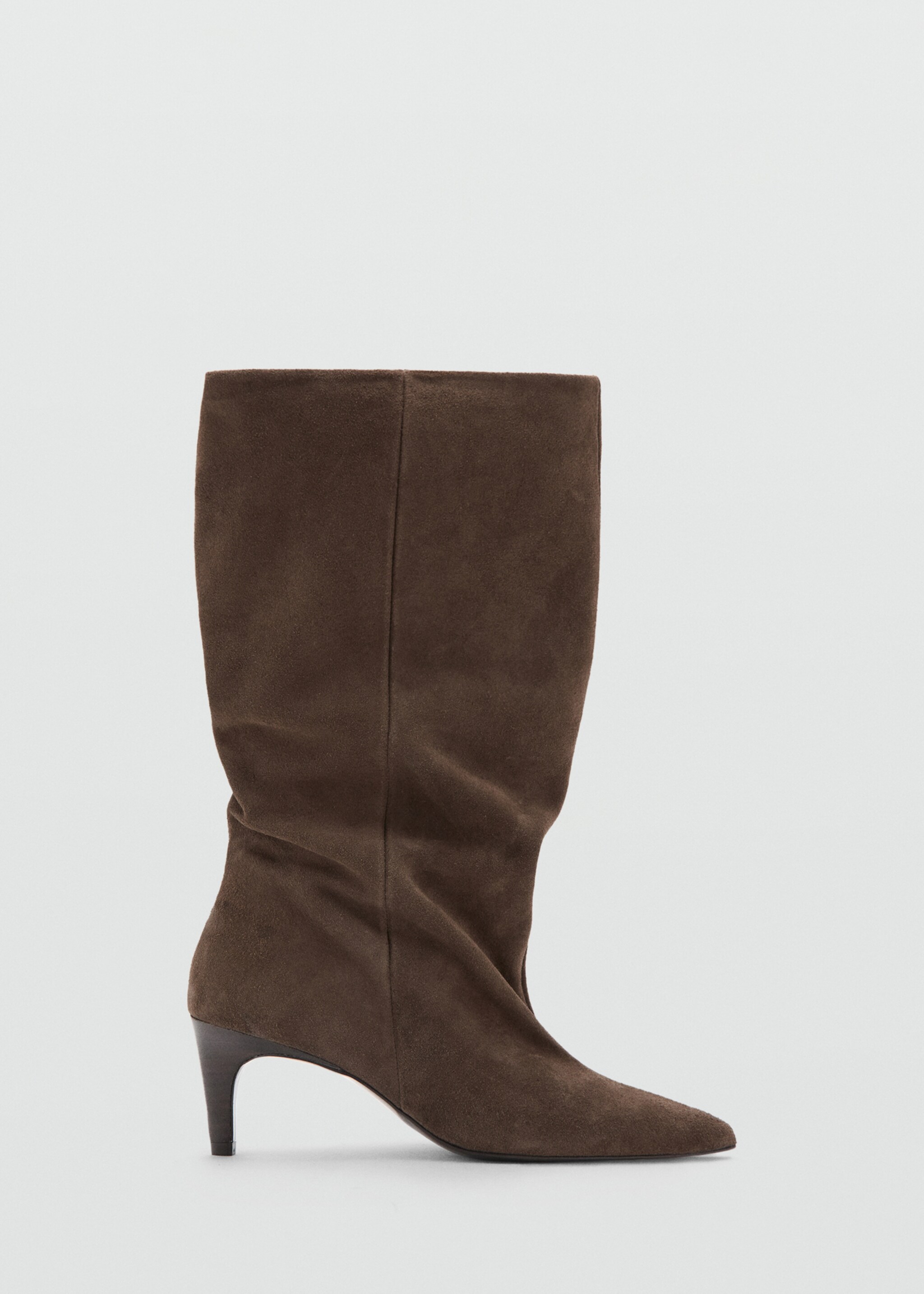 Slouchy suede ankle boot - Article without model, Light/Pastel Brown. Ref: 27095993-00.