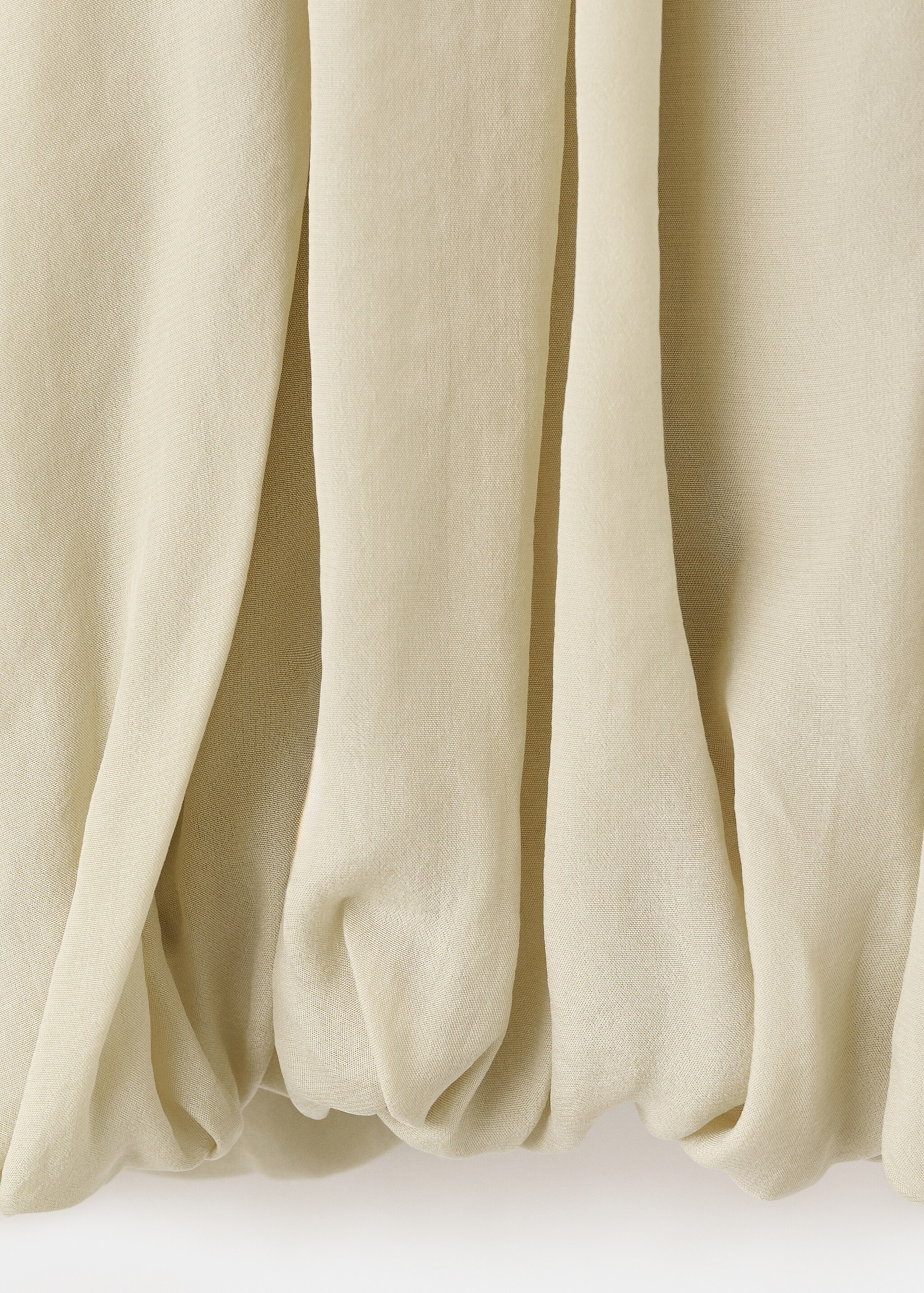 Gathered off-the-shoulder blouse - Details of the article 0, Green. Ref: 27095995-00.