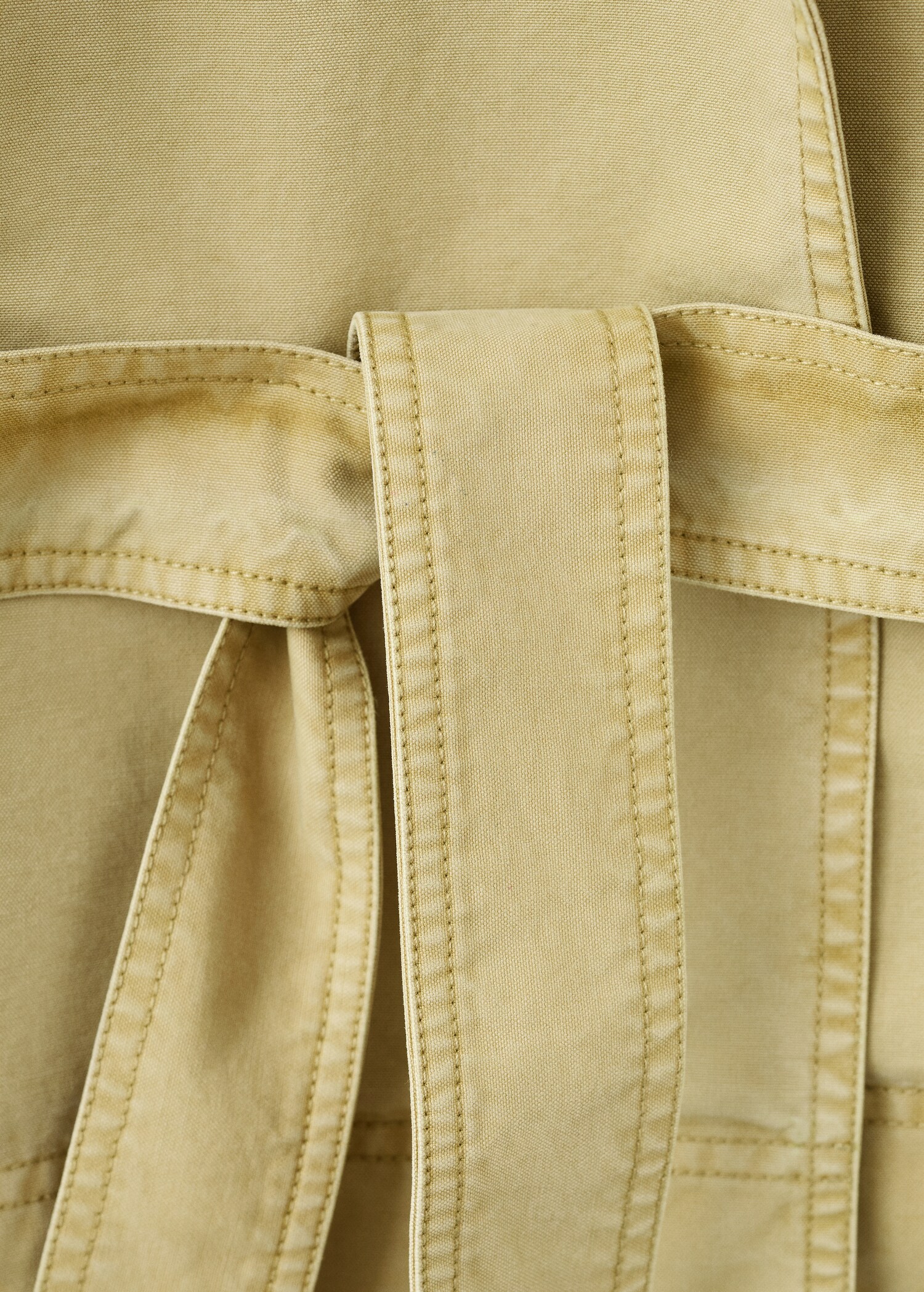 Parka en jean ceinture - Détail de l'article 0