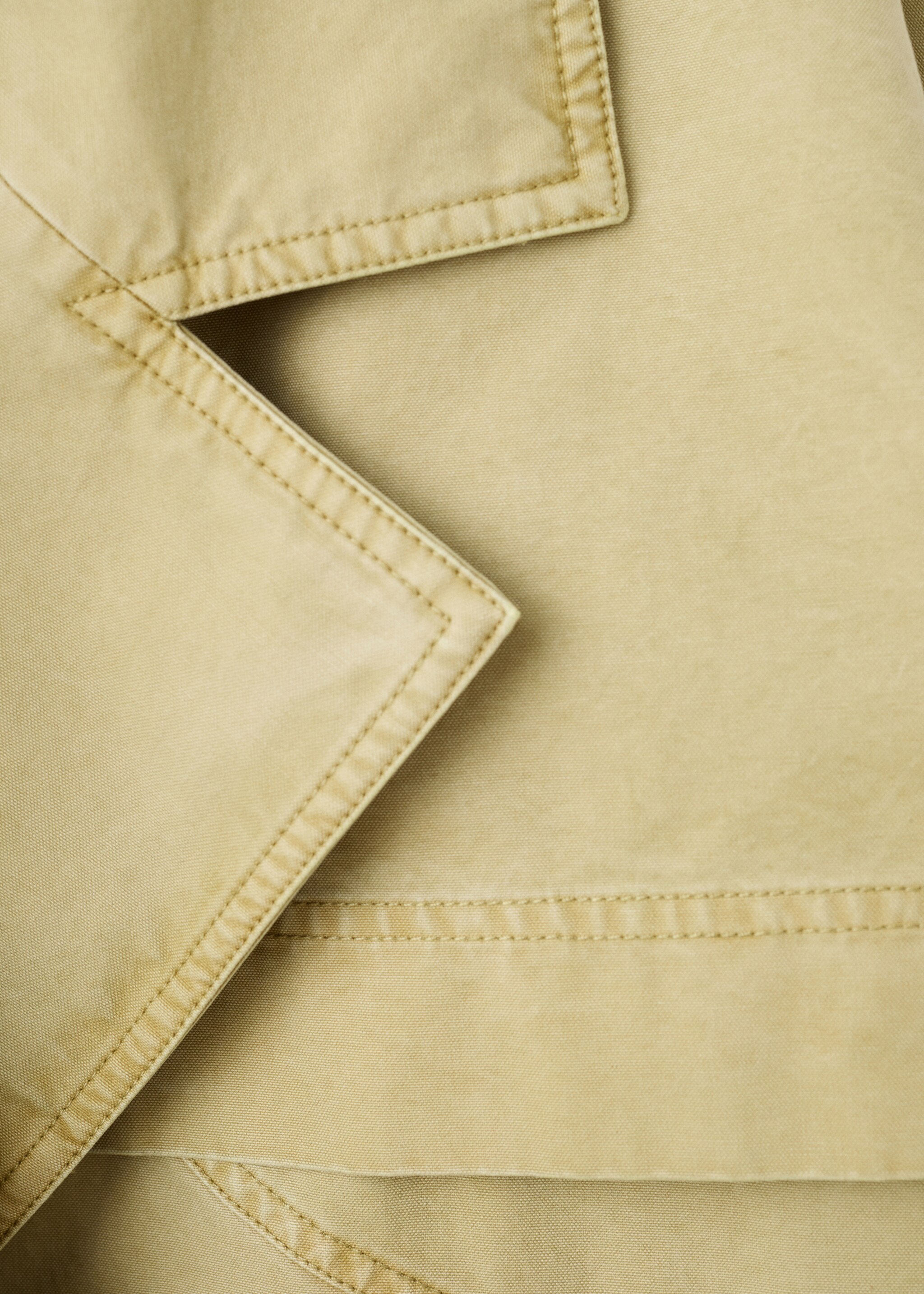 Parka en jean ceinture - Détail de l'article 8, Marron moyen. Ref: 27095996-00.