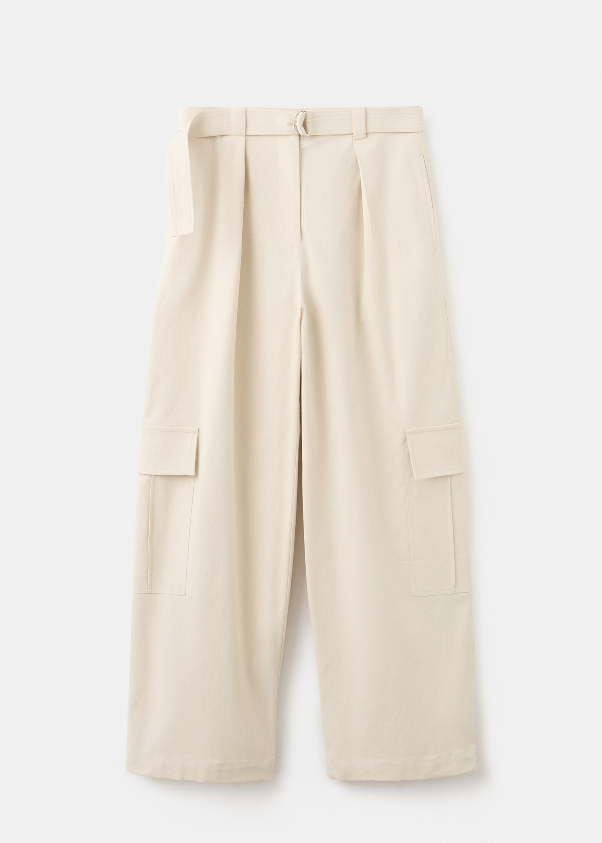 Belt cargo trousers - Article without model, Beige. Ref: 27096000-00.