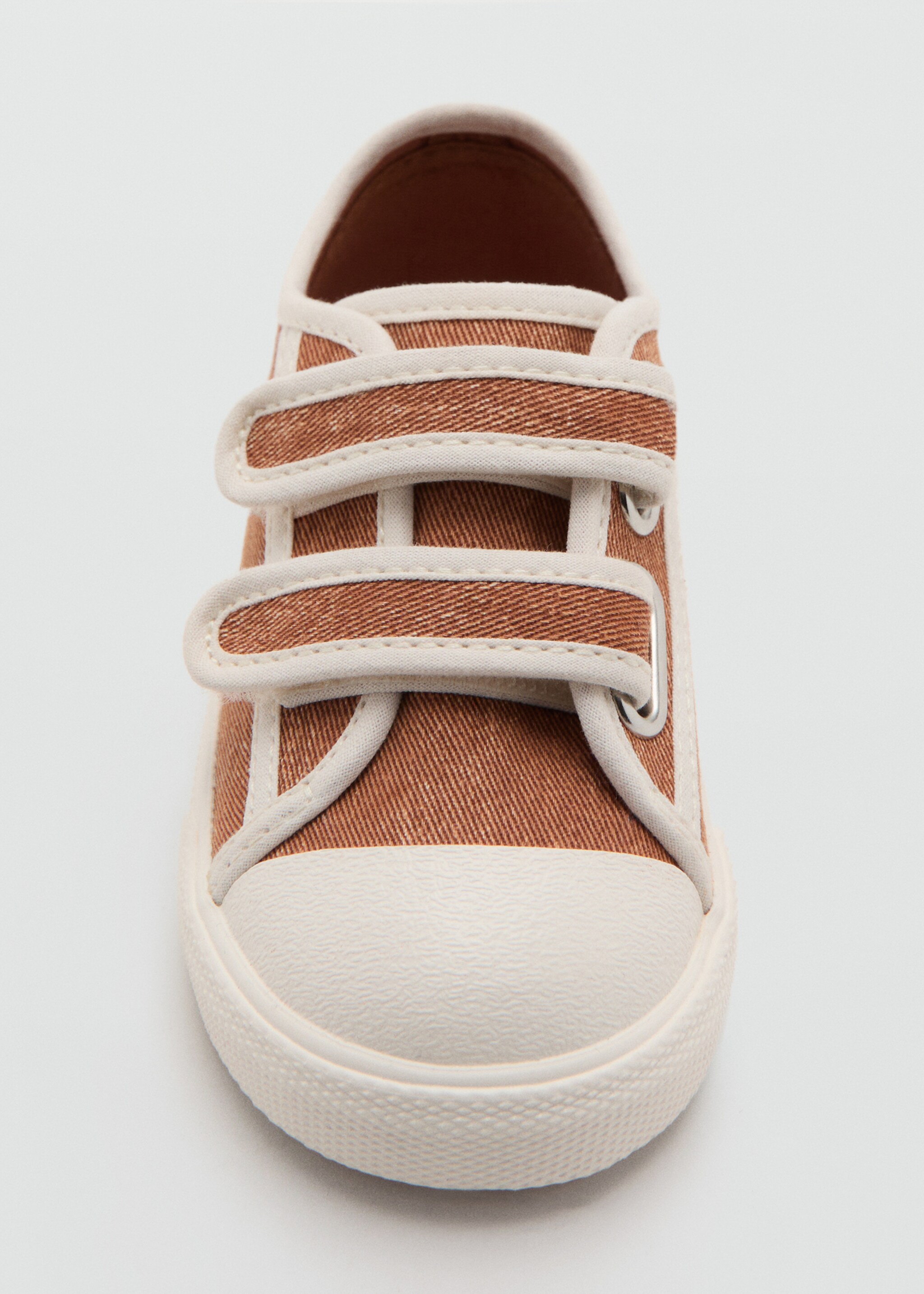 Velcro fastening straps sneakers - Details of the article 2, Russet. Ref: 27096343-00.