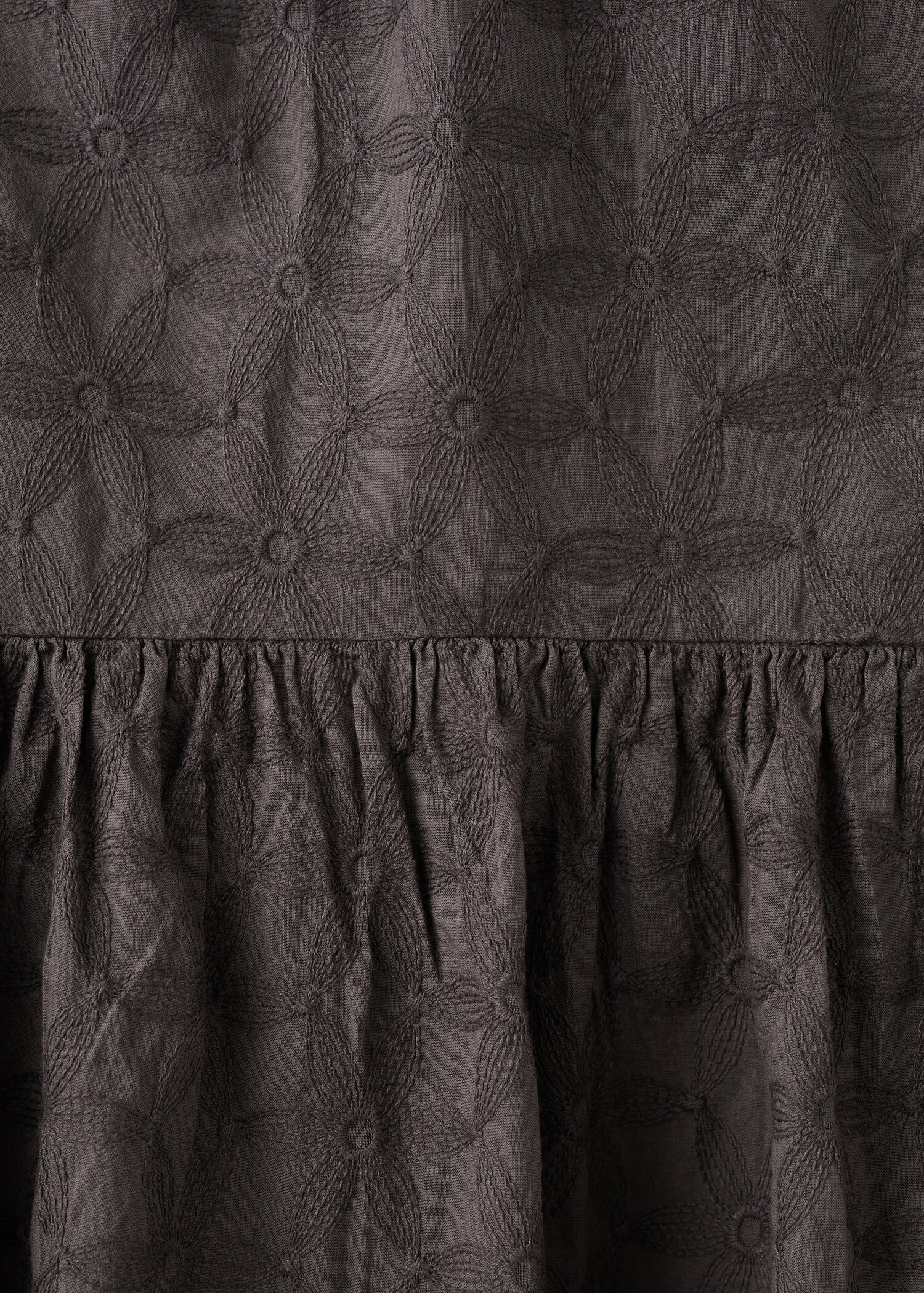 Floral embroidery dress - Details of the article 0