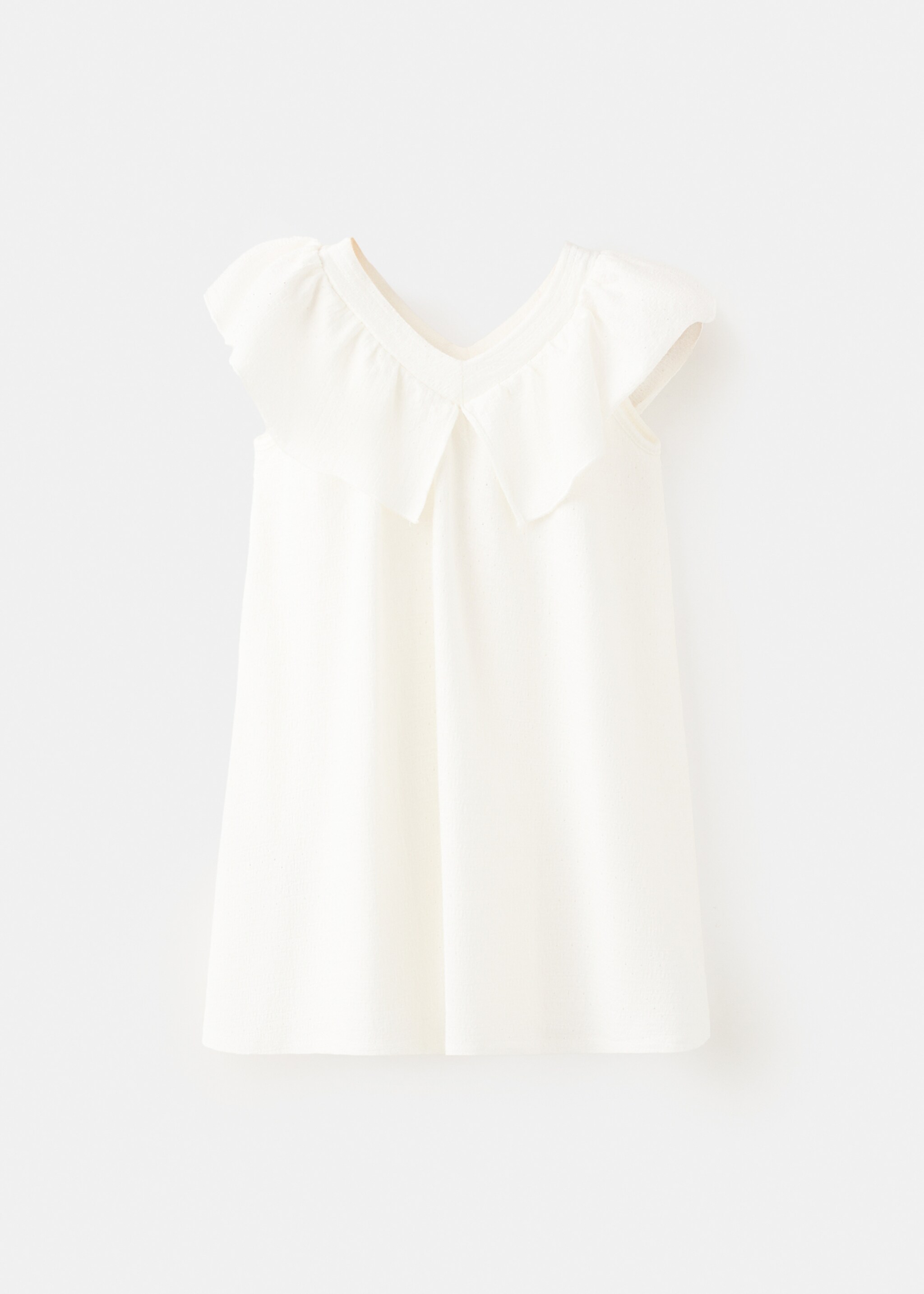 Vestido blanquib - Reverso del artículo, Blanco roto. Ref: 27096349-00.