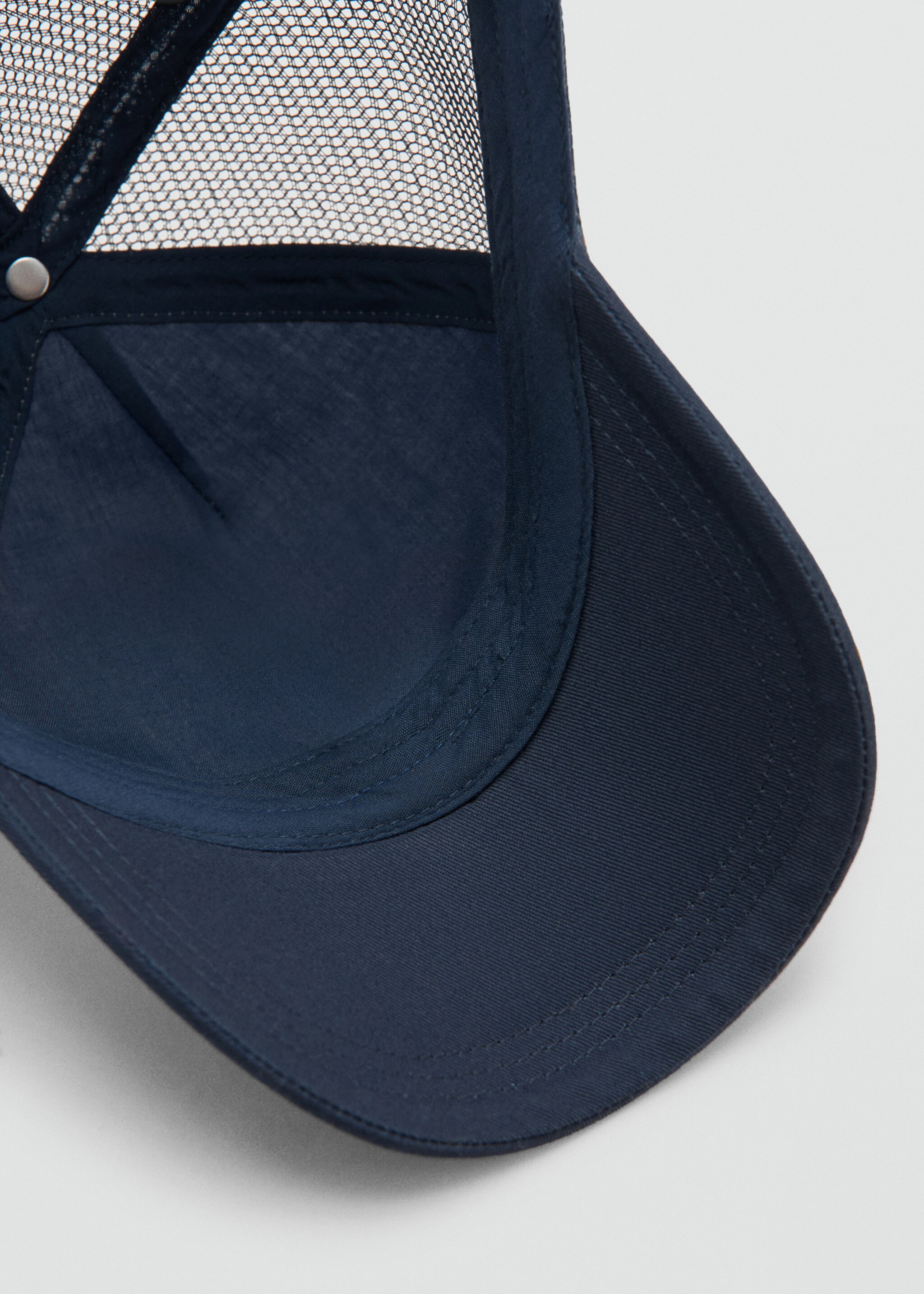 Printed mesh cap - Details of the article 1, Navy. Ref: 27096353-00.