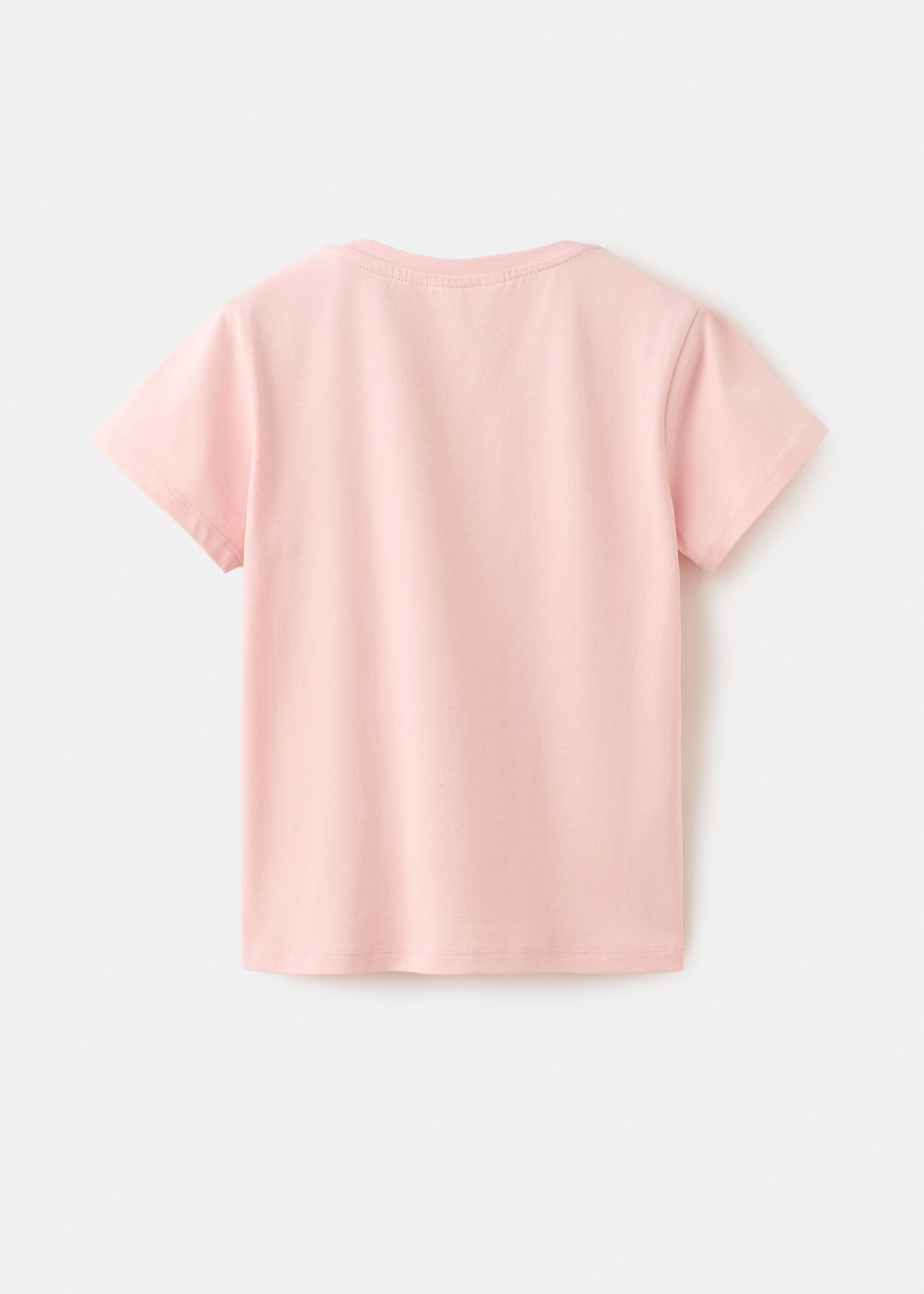 Samarreta cotó dibuix - Revers de l'article, Rosa. Ref: 27096355-00.