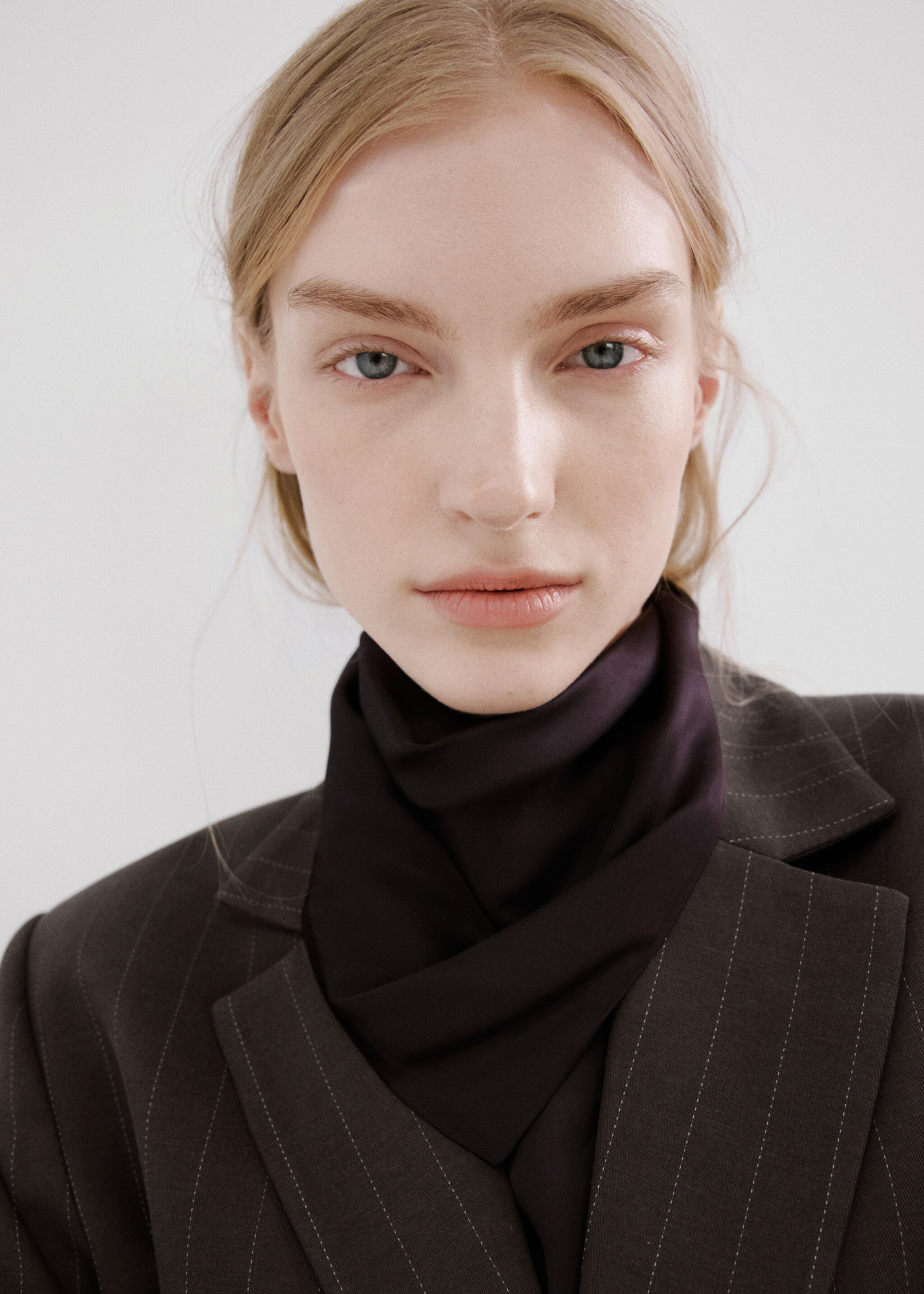 Blazer costume rayures tennis - Détail de l'article 1, Chocolat. Ref: 27096356-00.