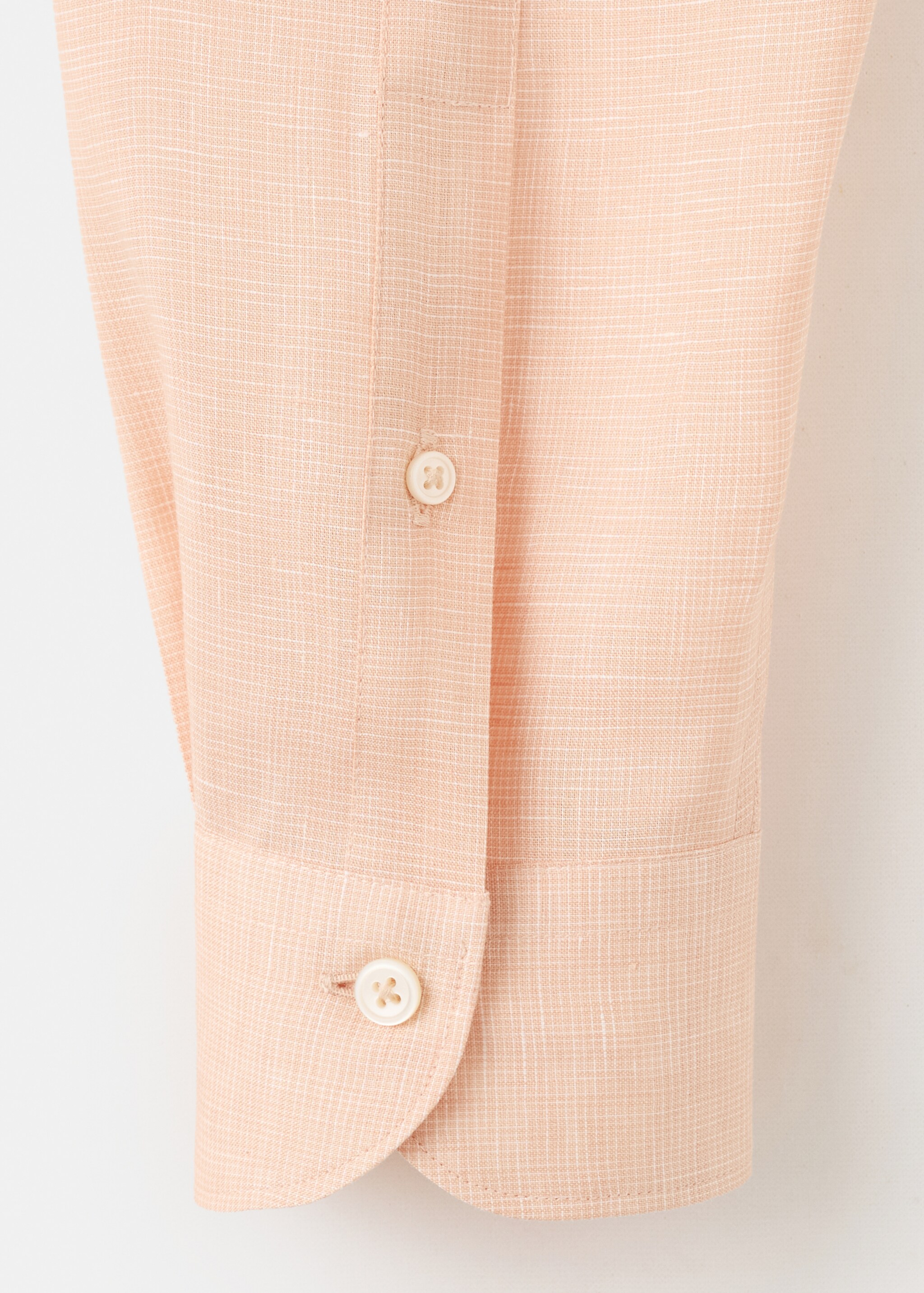 Chemise slim-fit 100 % lin - Détail de l'article 0, Pêche. Ref: 27096709-00.