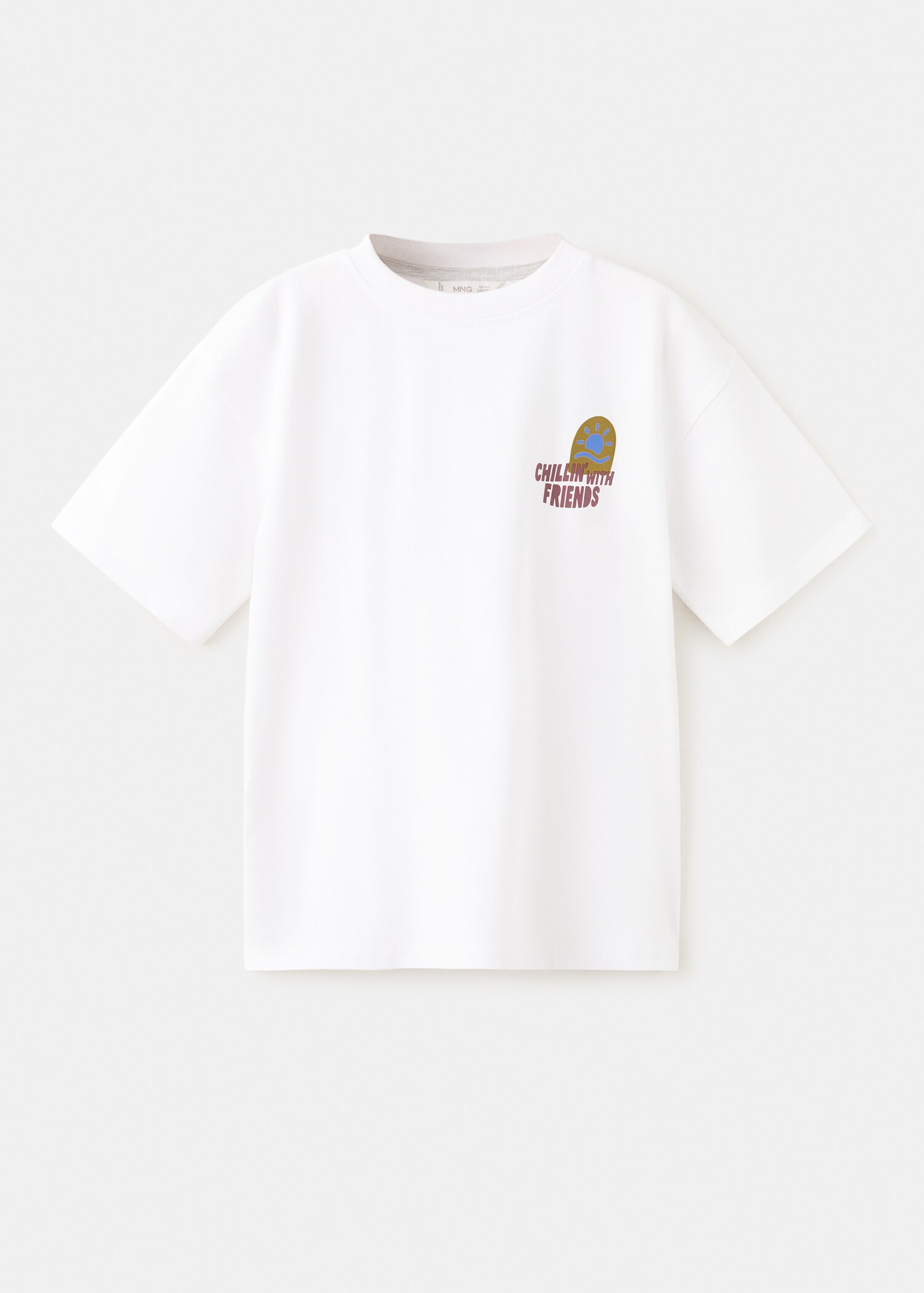 Printed cotton-blend t-shirt - Article without model