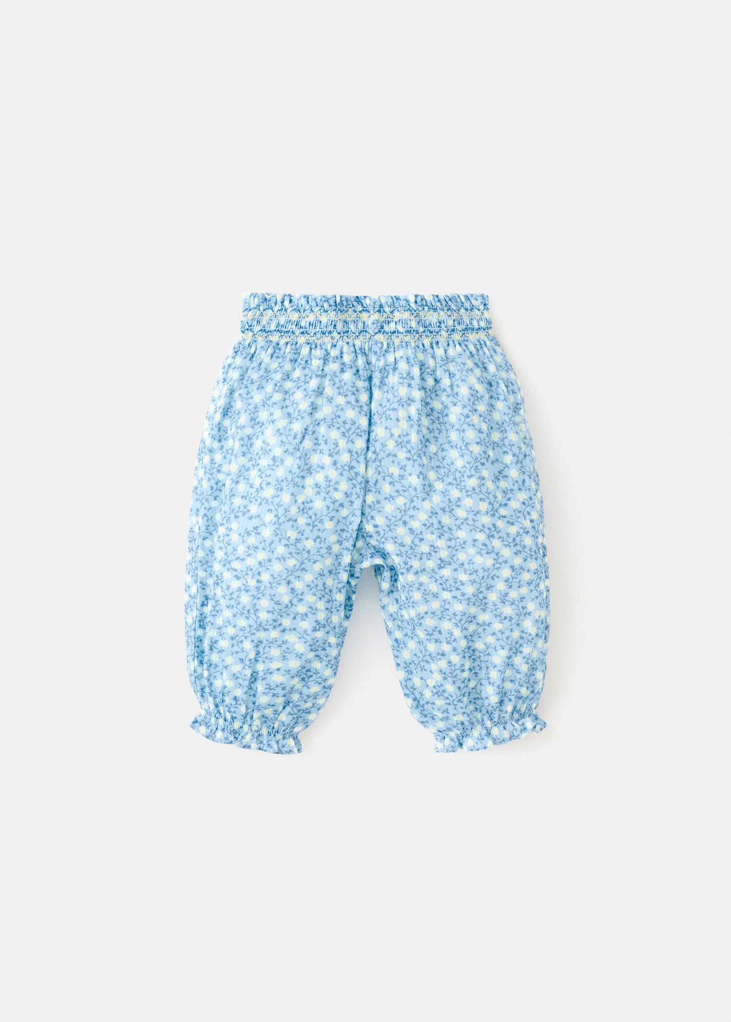 Pantalón algodón floral - Reverso del artículo