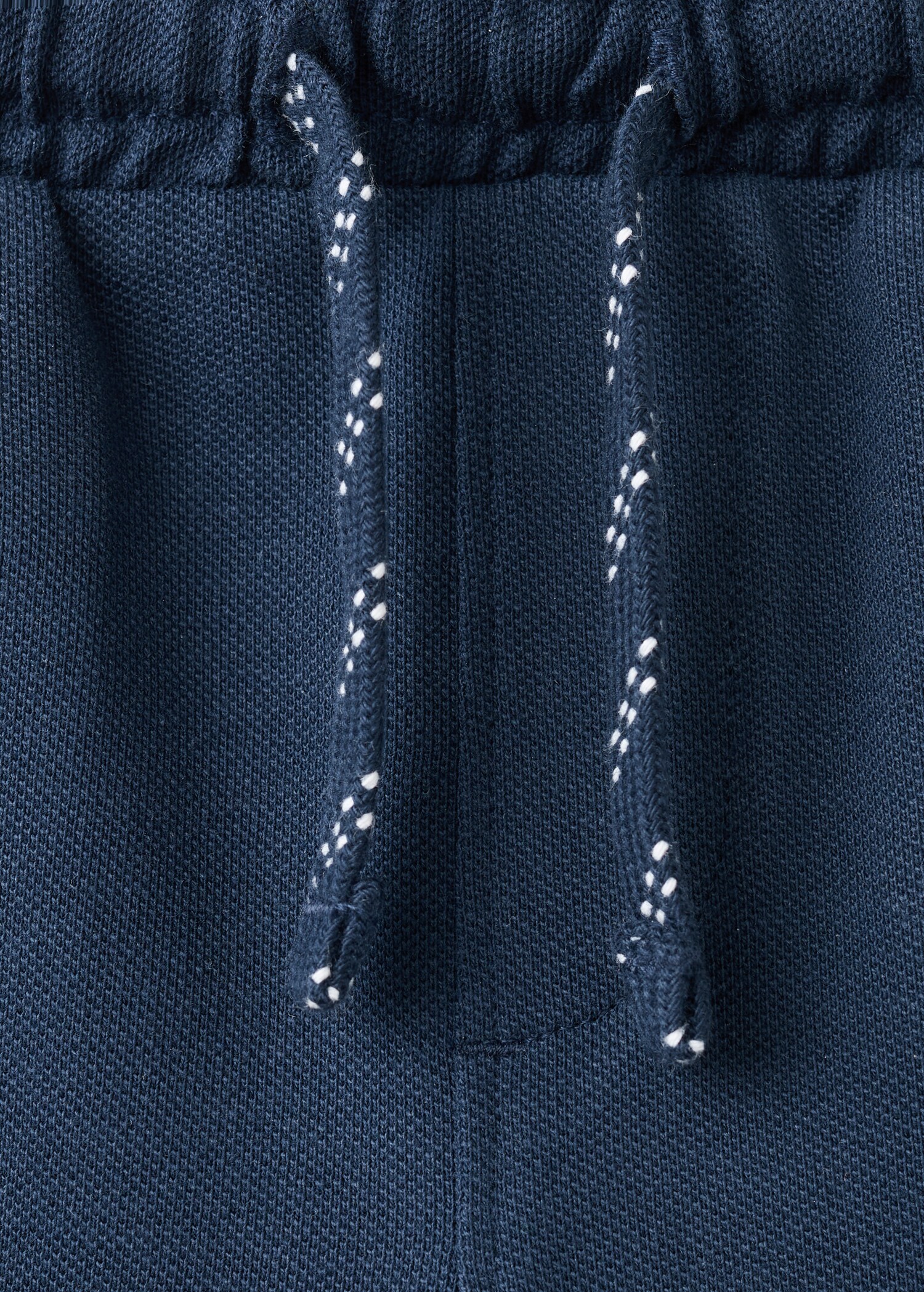 Cotton shorts with drawstring - Details of the article 0