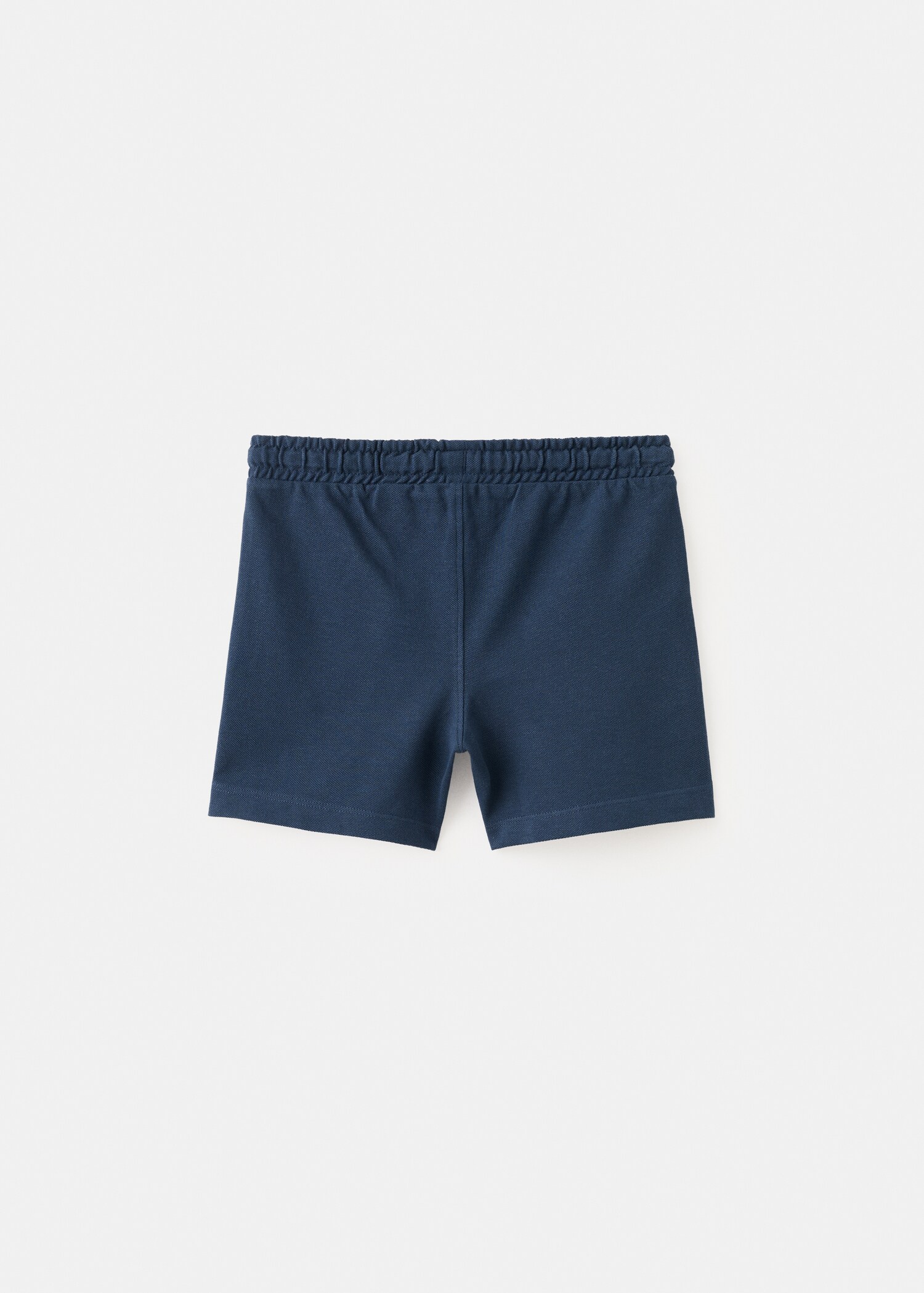 Cotton shorts with drawstring - Reverse of the article