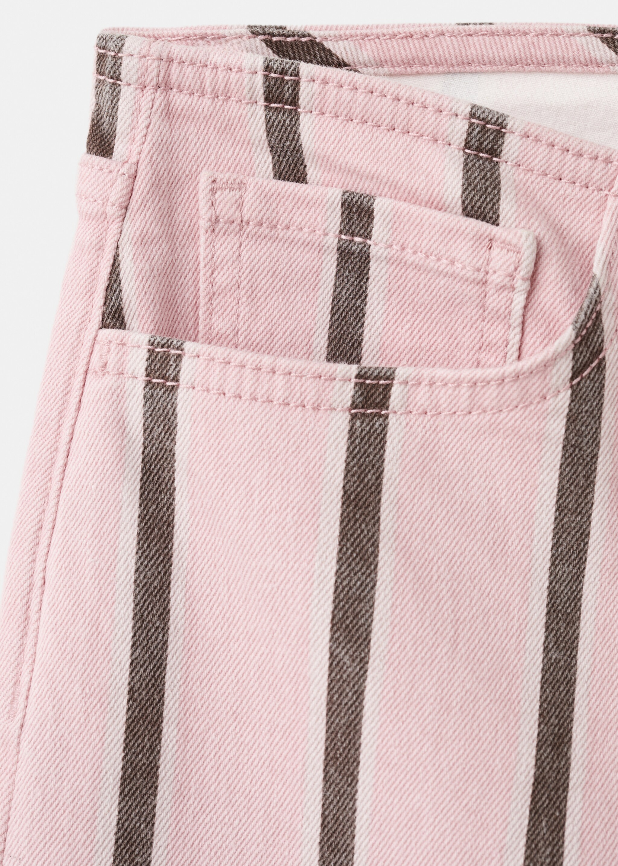 Jeans low waist estampado rayas - Detalle del artículo 0, Rosa pastel. Ref: 27096725-00.