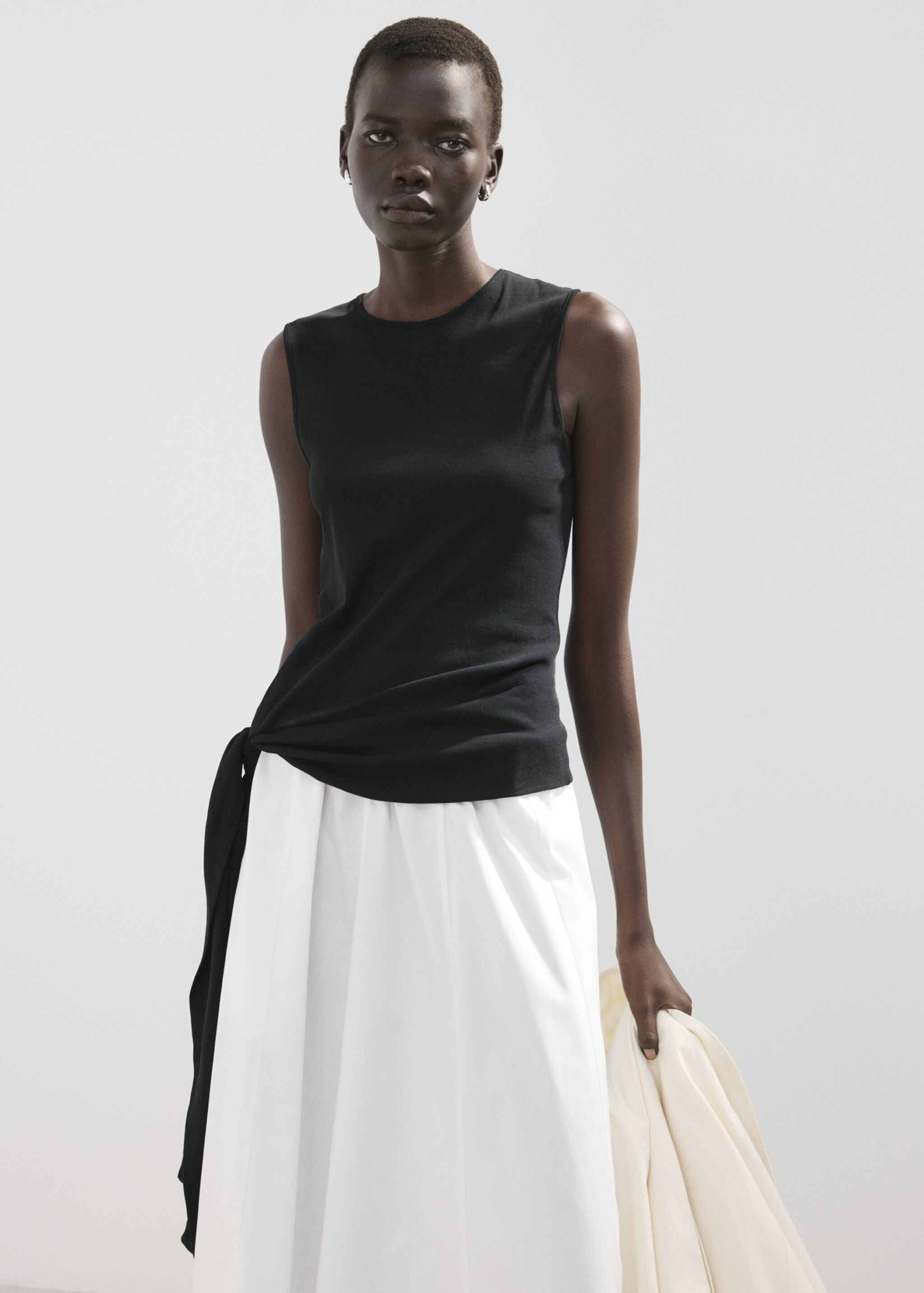 Skirt newcreta - Details of the article 1, White. Ref: 27096727-00.