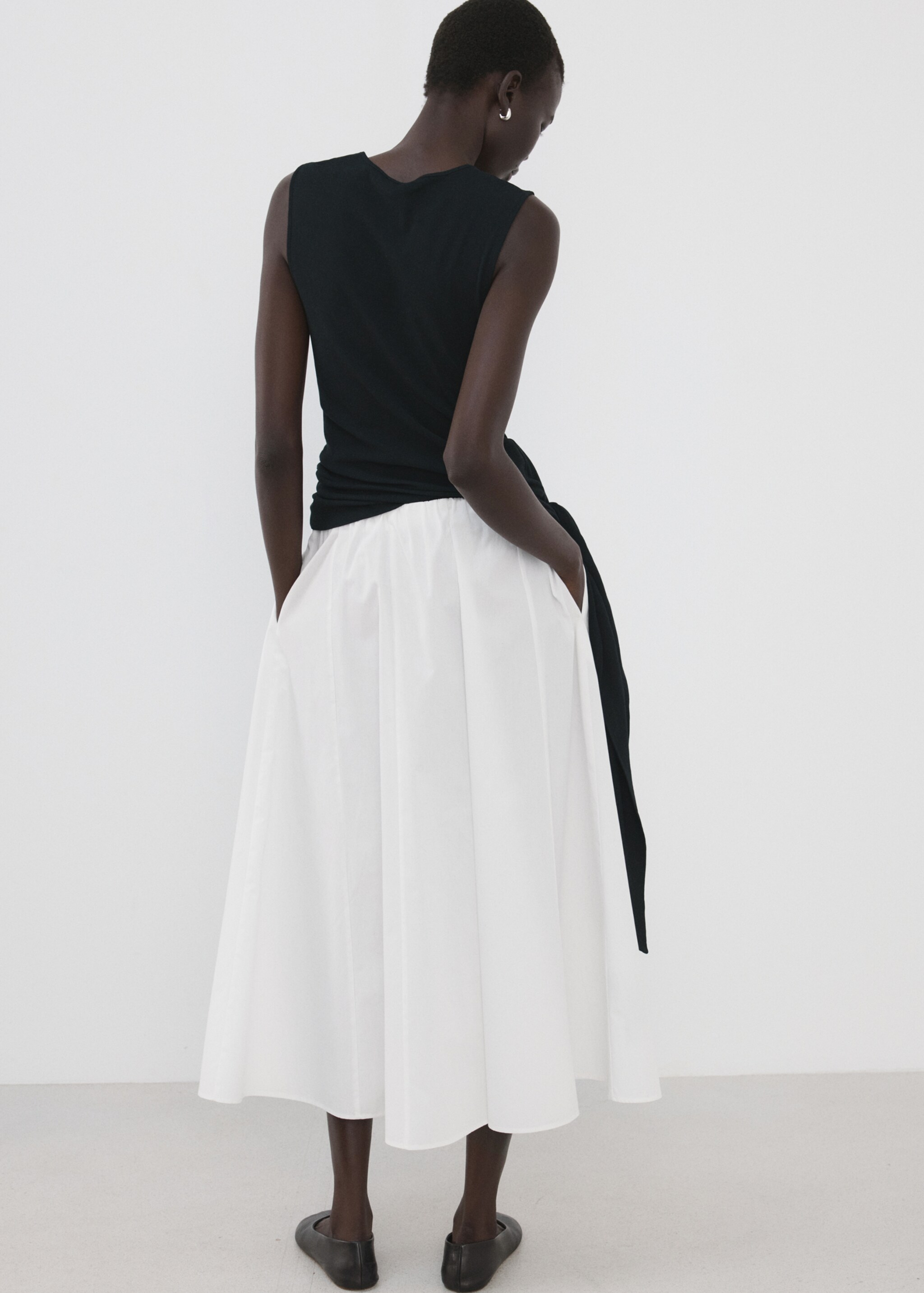 Skirt newcreta - Reverse of the article, White. Ref: 27096727-00.