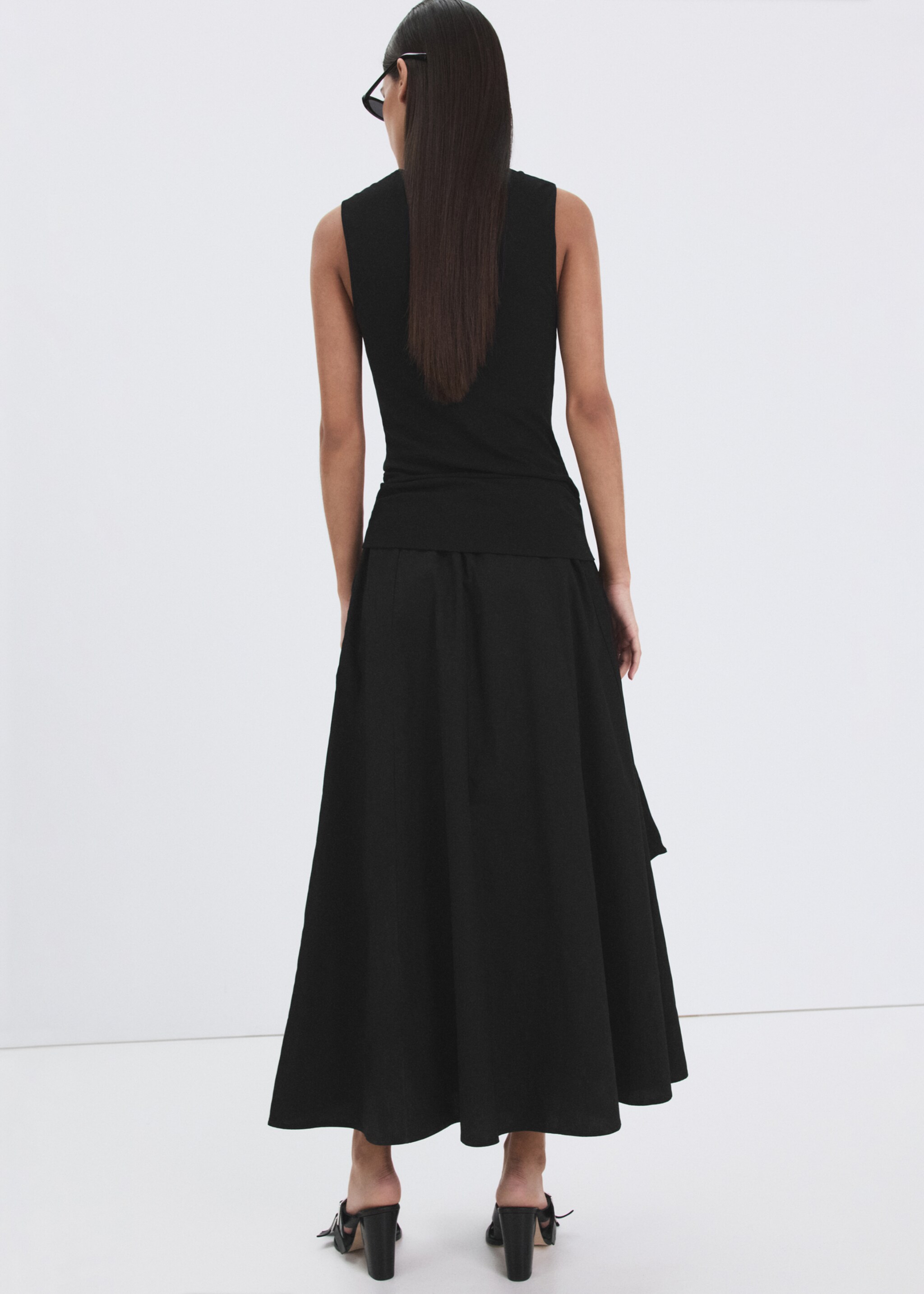 Skirt newcreta - Reverse of the article, Black. Ref: 27096727-00.