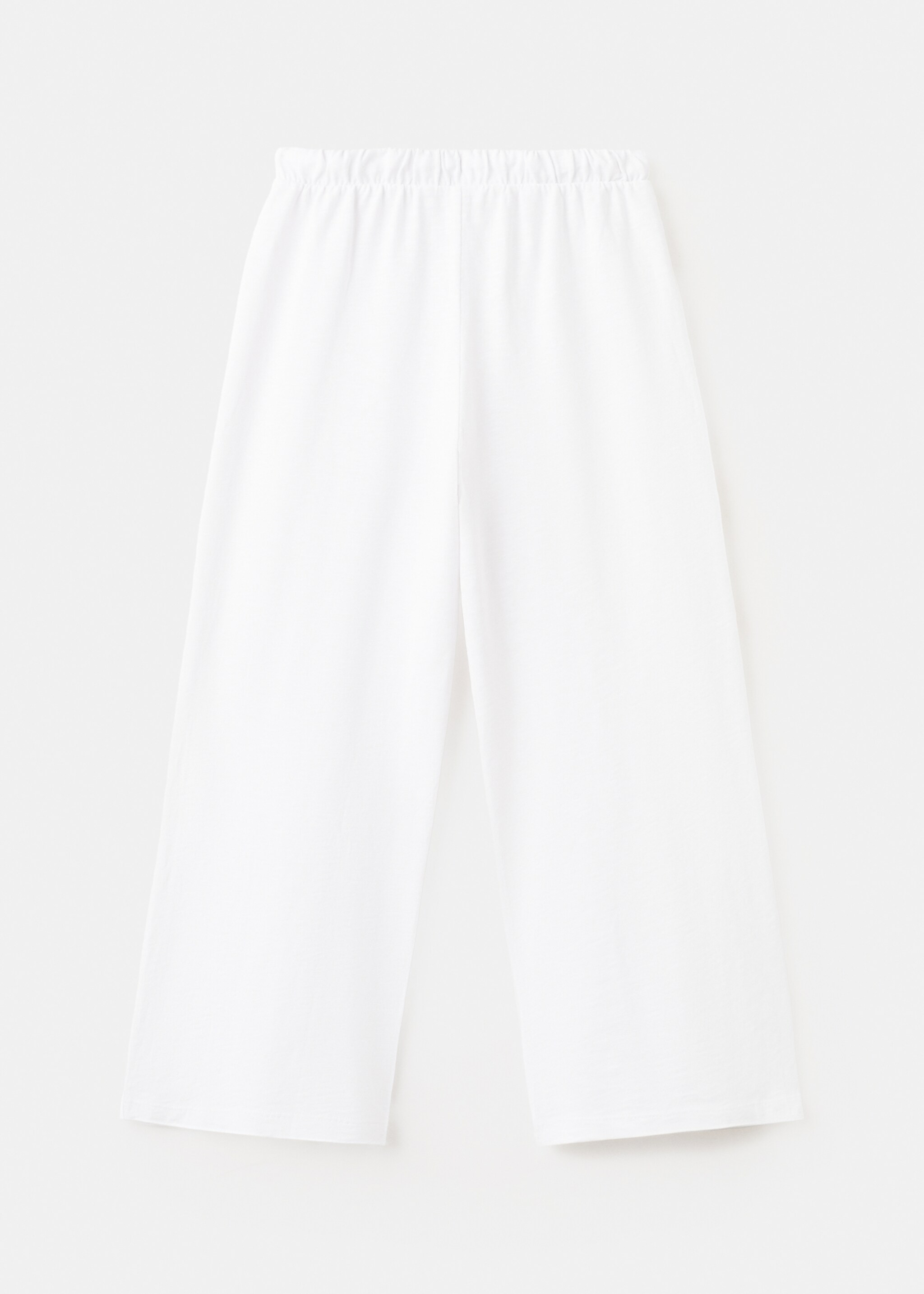 Pantalón algodón cordón - Reverso del artículo, Blanco roto. Ref: 27096737-00.