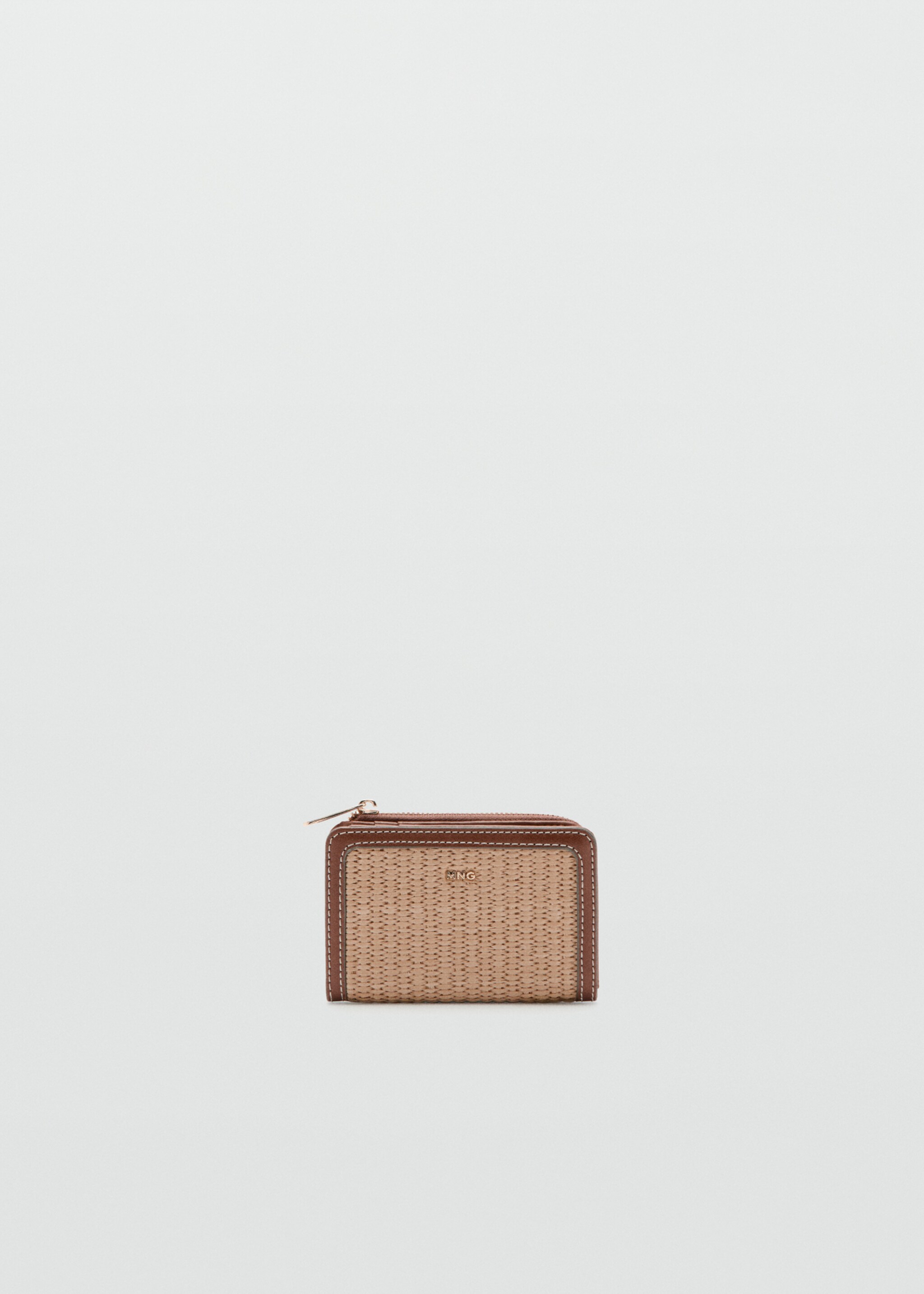 Billetera pequeña textura - Artículo sin modelo, Beige. Ref: 27096746-00.