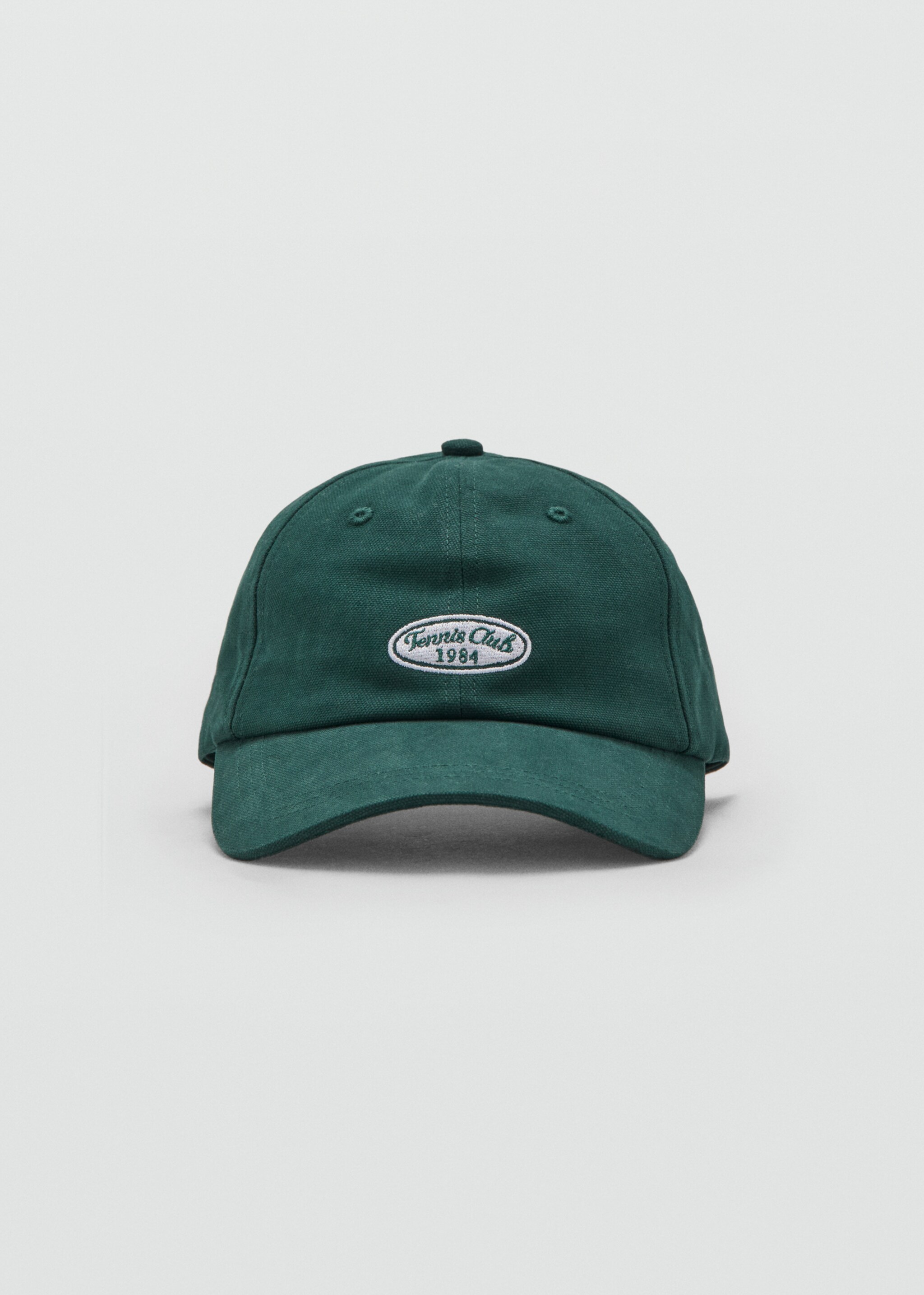Embroidered message cap - Medium plane, Green. Ref: 27096749-00.