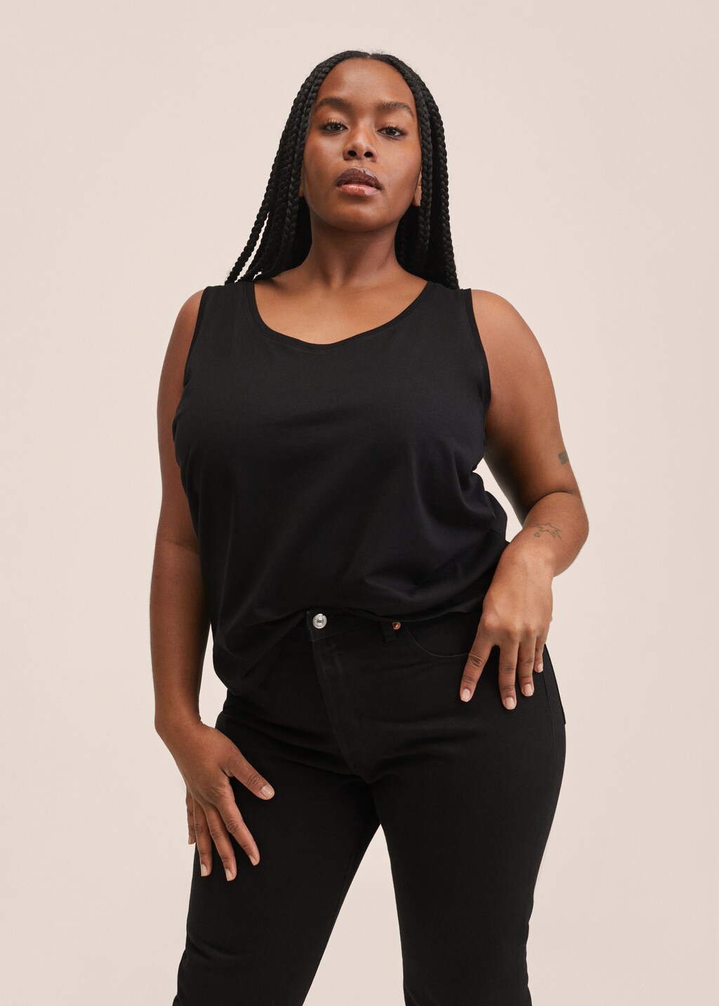 Top a bretelles Femme MANGO Burkina Faso