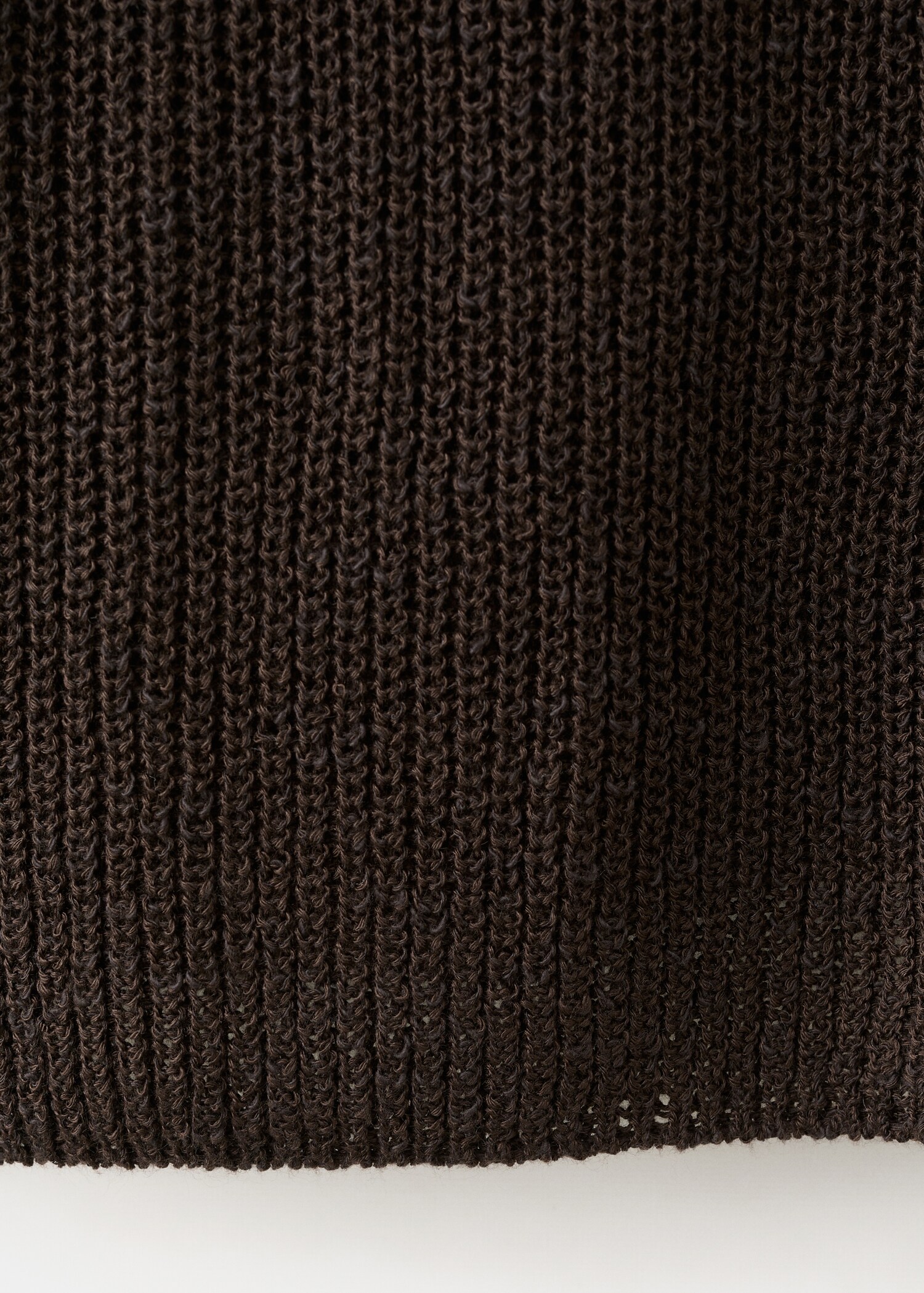V-neck openwork knitted sweater - Details of the article 8