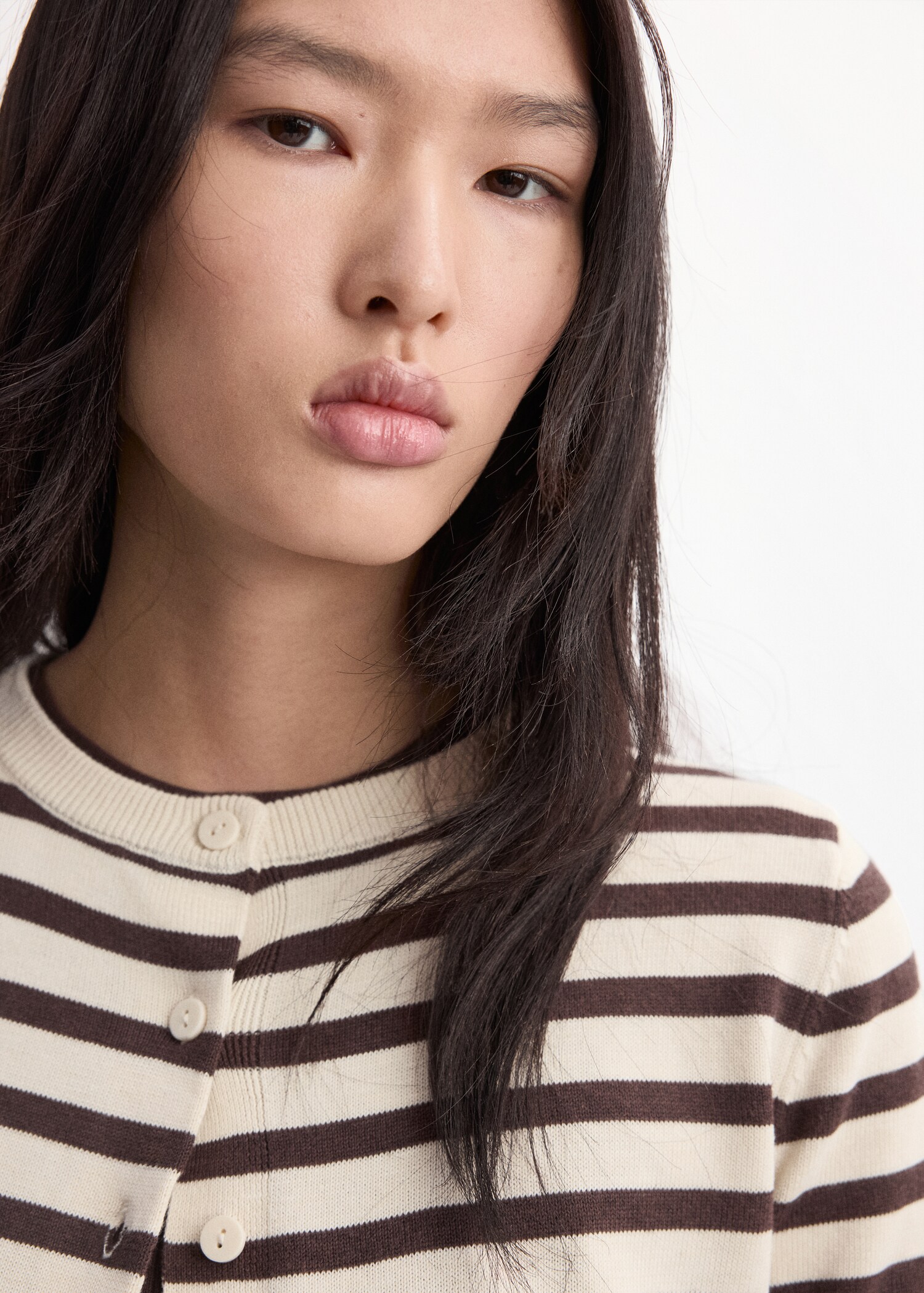 Cárdigan punto rayas - Detalle del artículo 1