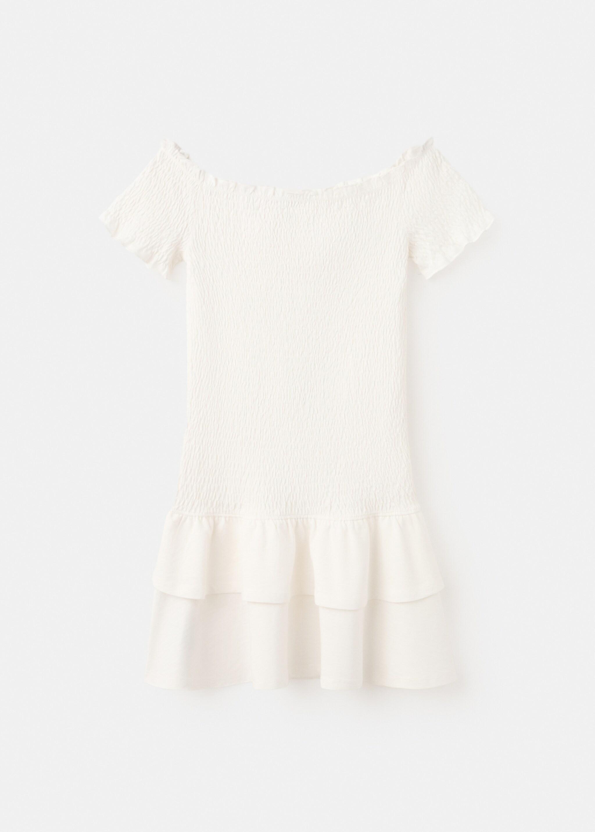 Robe bustier froncée - Article sans modèle, Blanc cassé. Ref: 27097147-00.