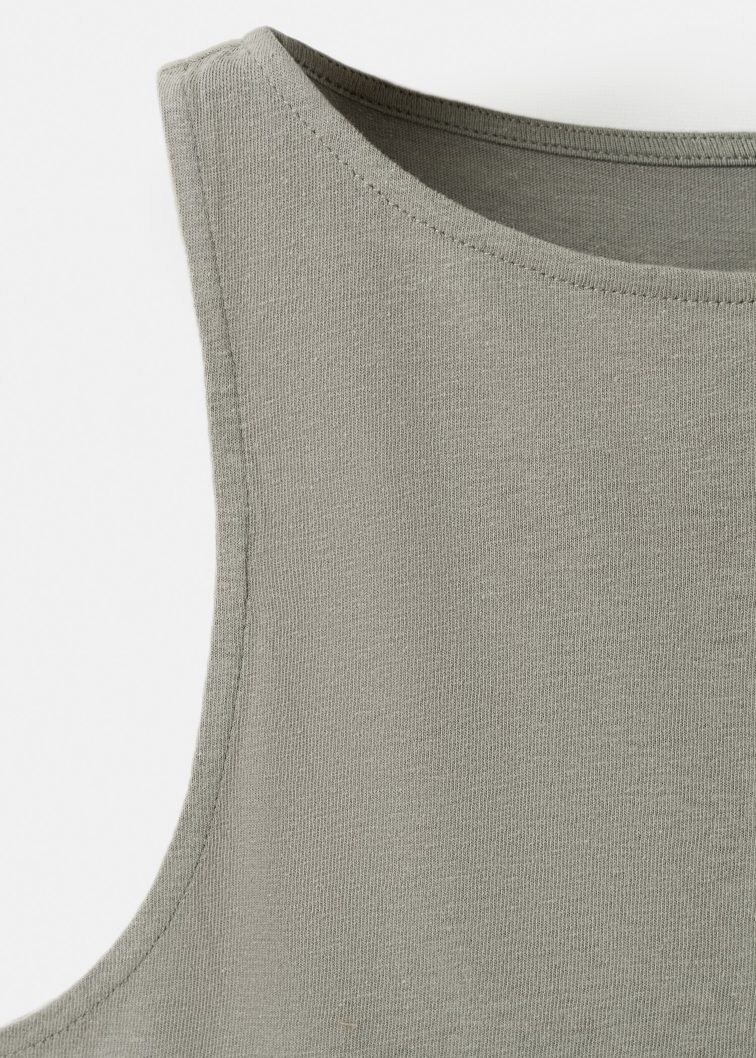 Cotton gilet with buttons - Details of the article 0