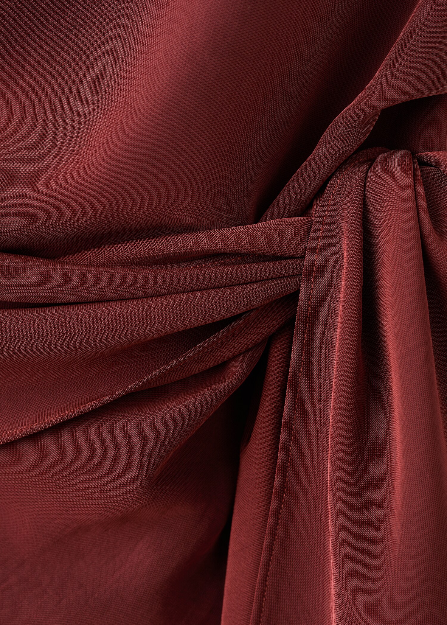 Asymmetrical jumpsuit with bow - Details of the article 8