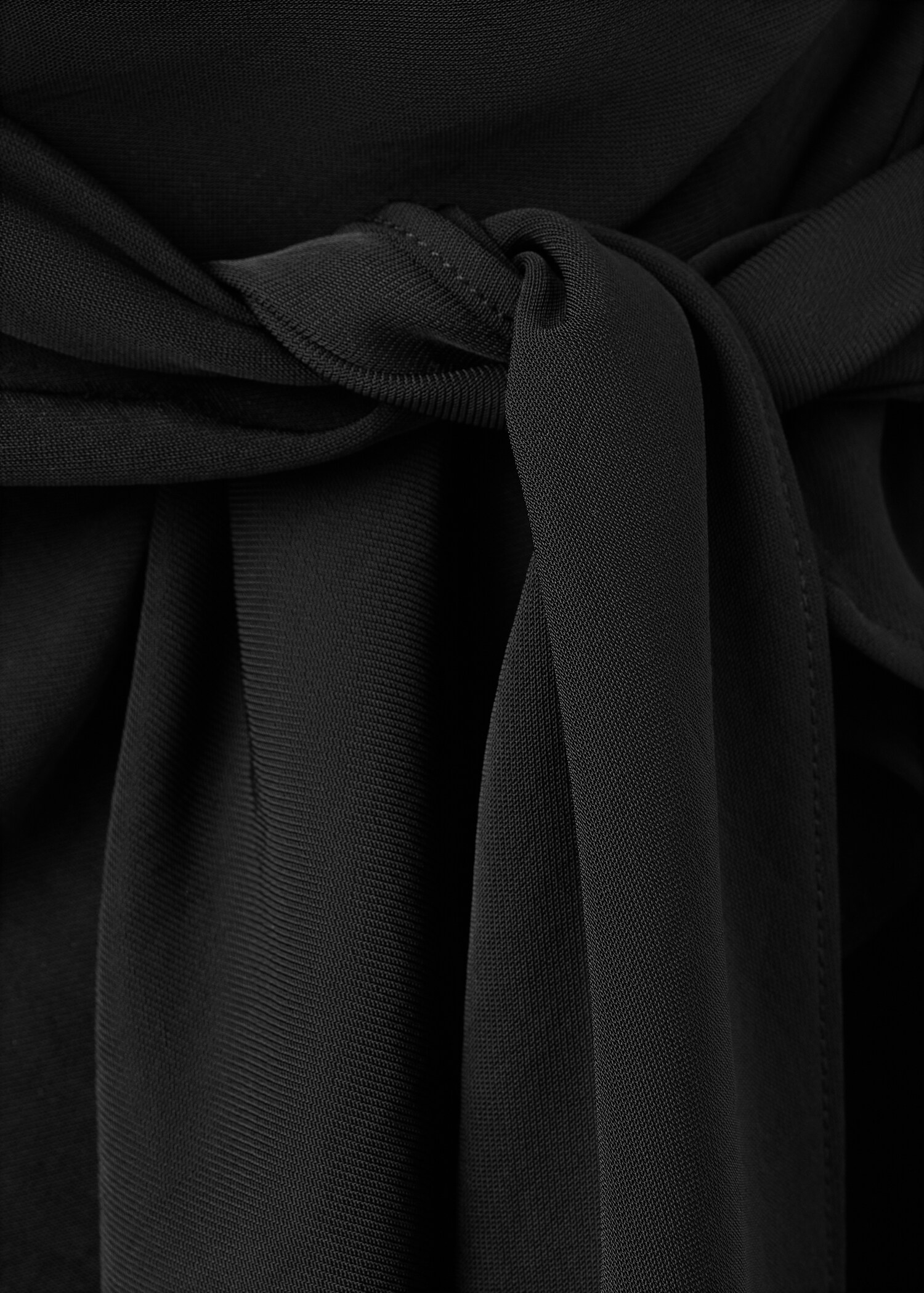 Asymmetrical jumpsuit with bow - Details of the article 0