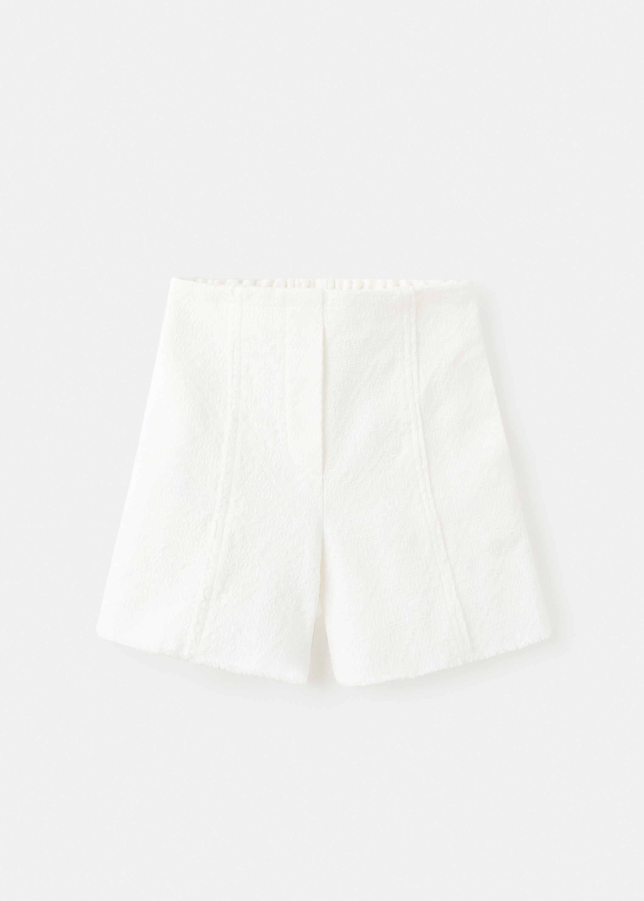 Tweed shorts - Article without model, White. Ref: 27097153-00.
