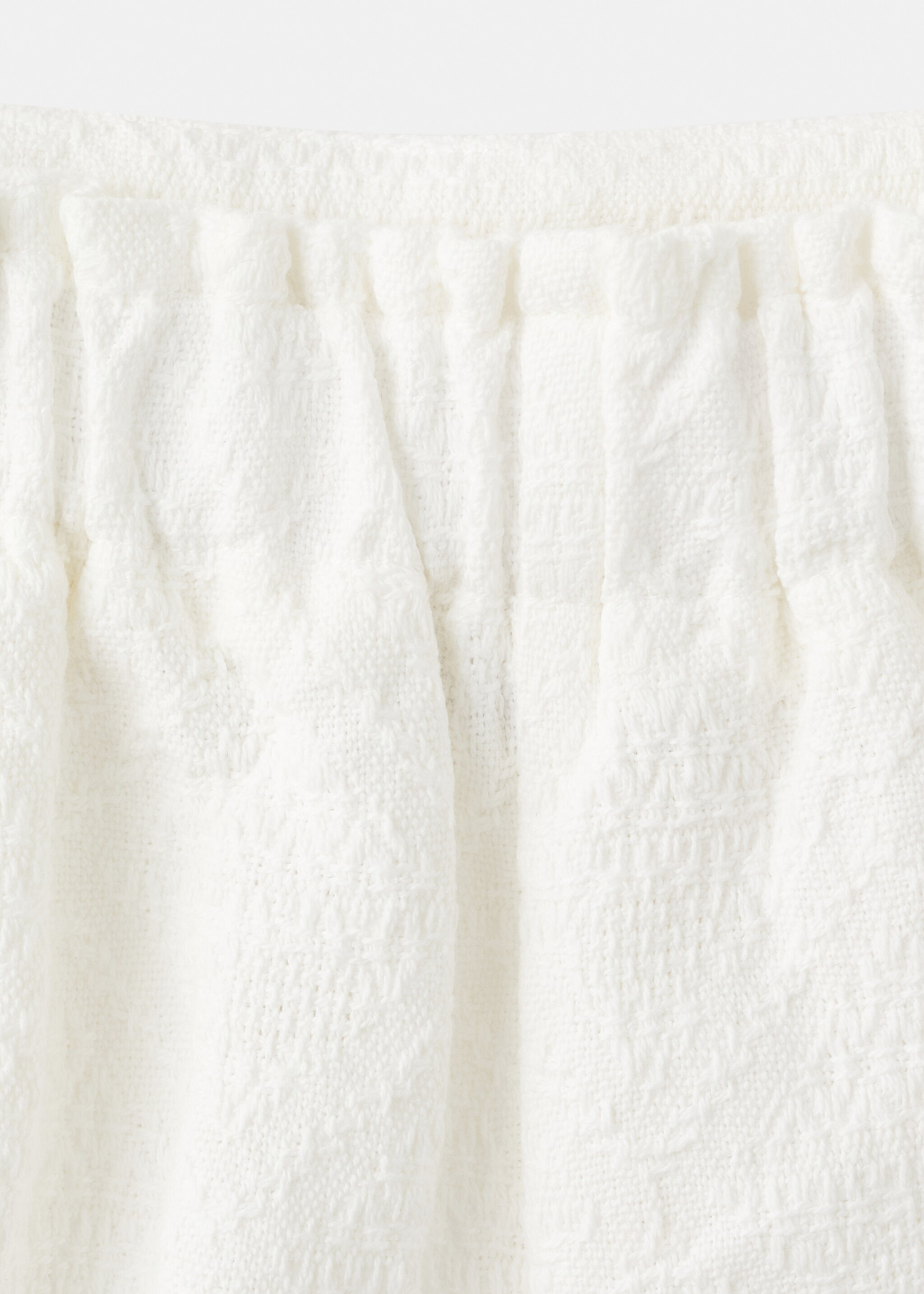 Tweed shorts - Details of the article 8, White. Ref: 27097153-00.