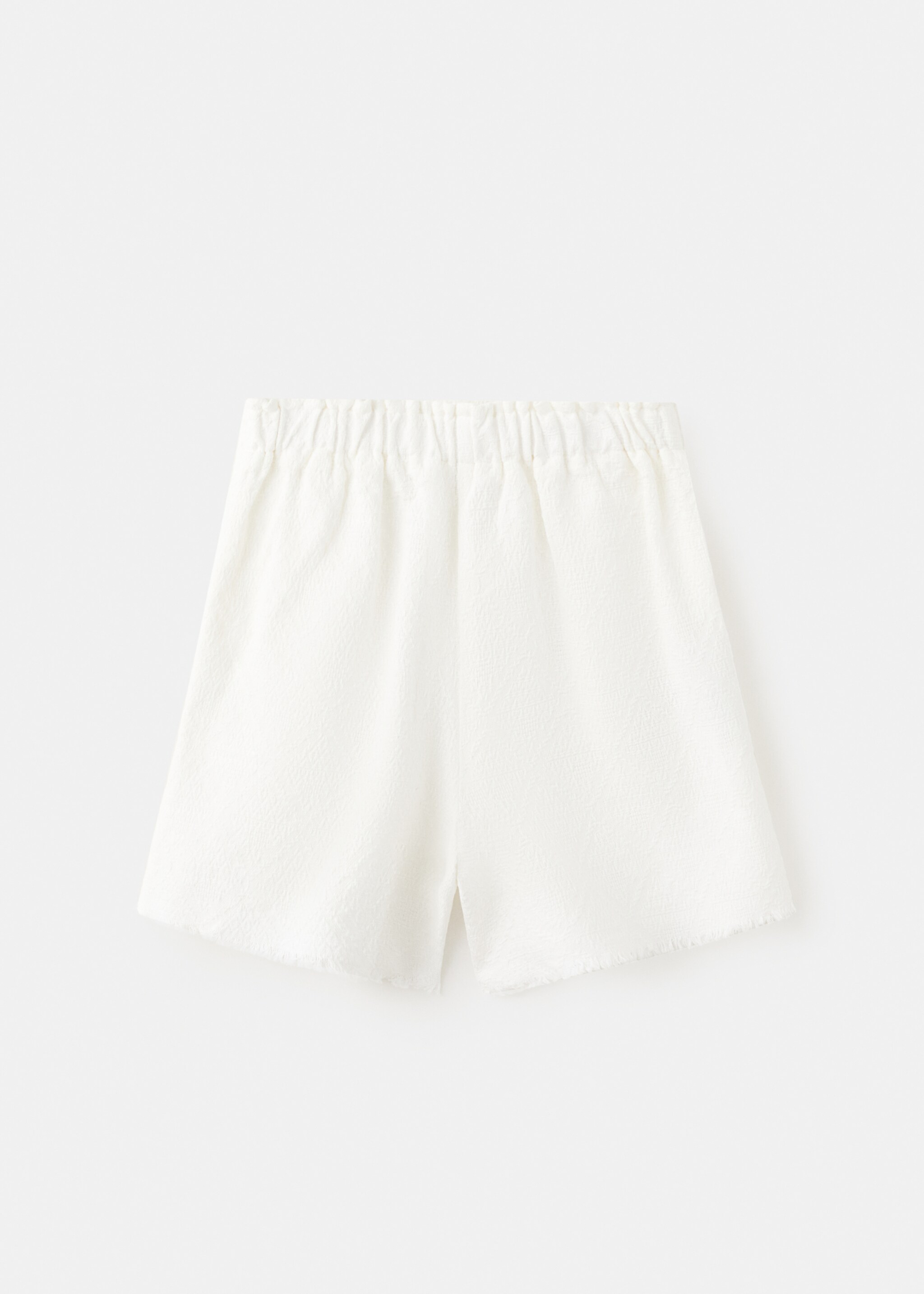 Tweed shorts - Reverse of the article, White. Ref: 27097153-00.