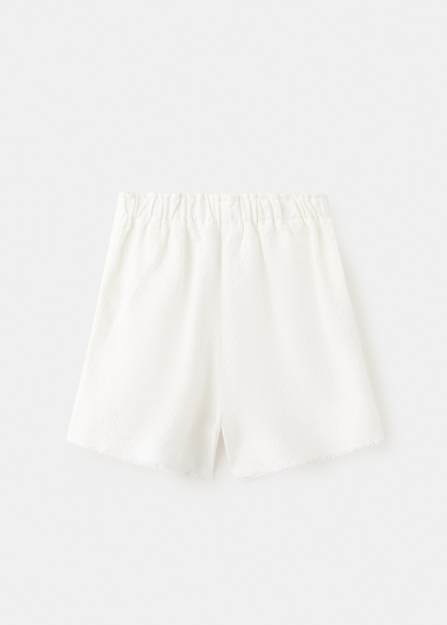 Tweed shorts - Reverse of the article