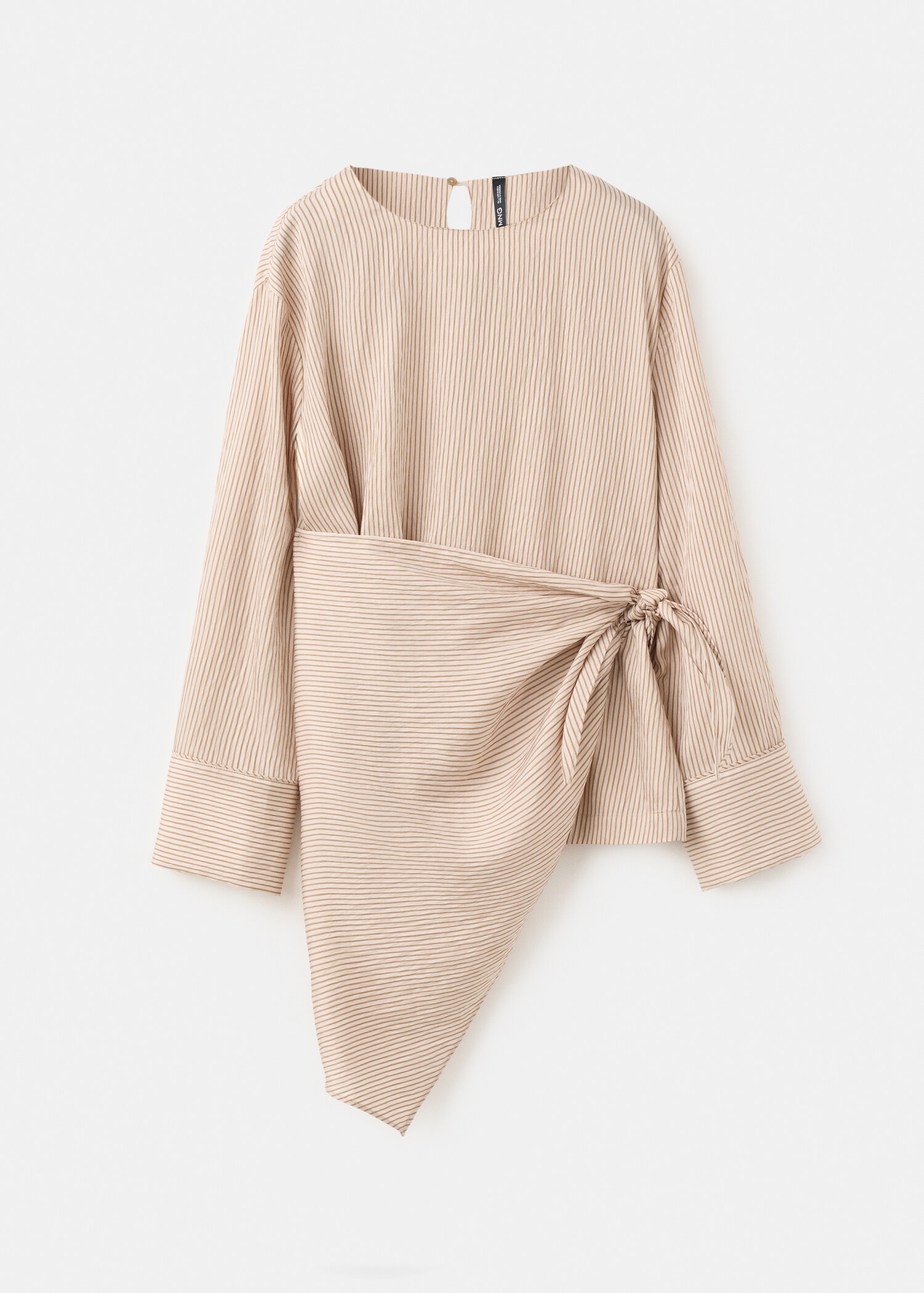 Knot stripped blouse - Article without model