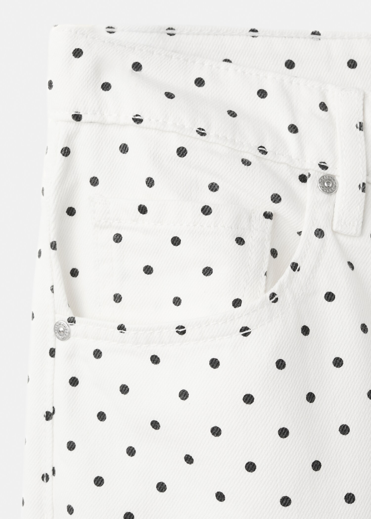 Polka dot balloon jeans - Details of the article 0