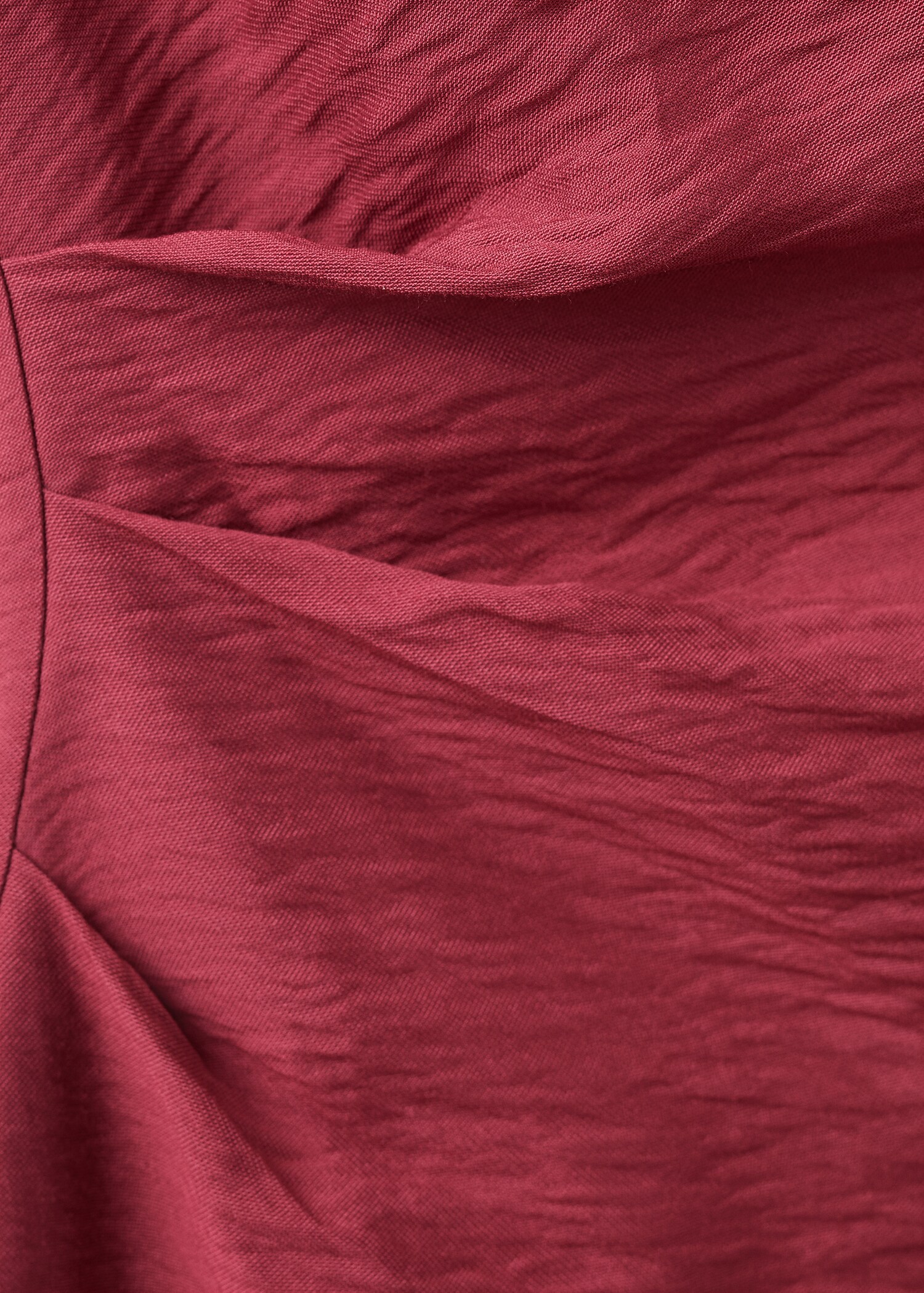 Asymmetrical draped short dress - Details of the article 0