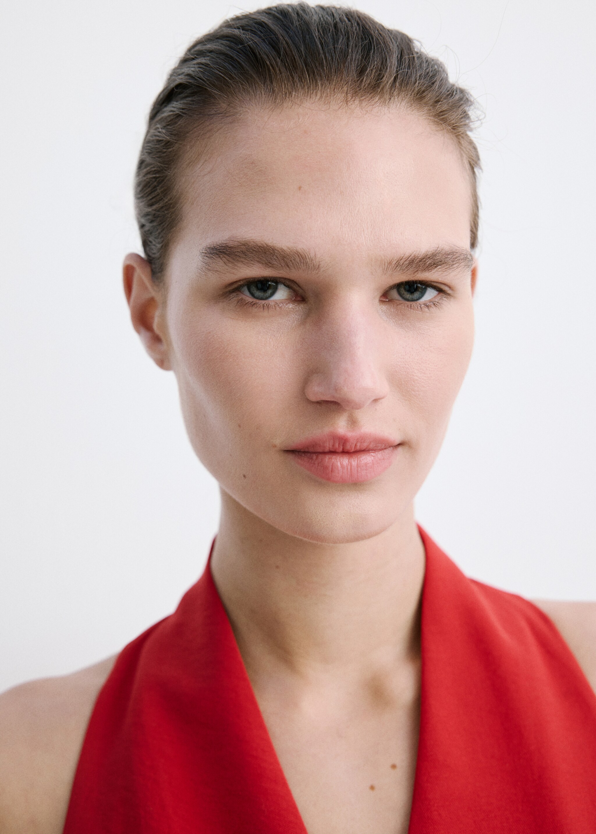 سالوبيت طويل بحزام - تفاصيل المنتج 1, أحمر. Ref: 27097167-00.