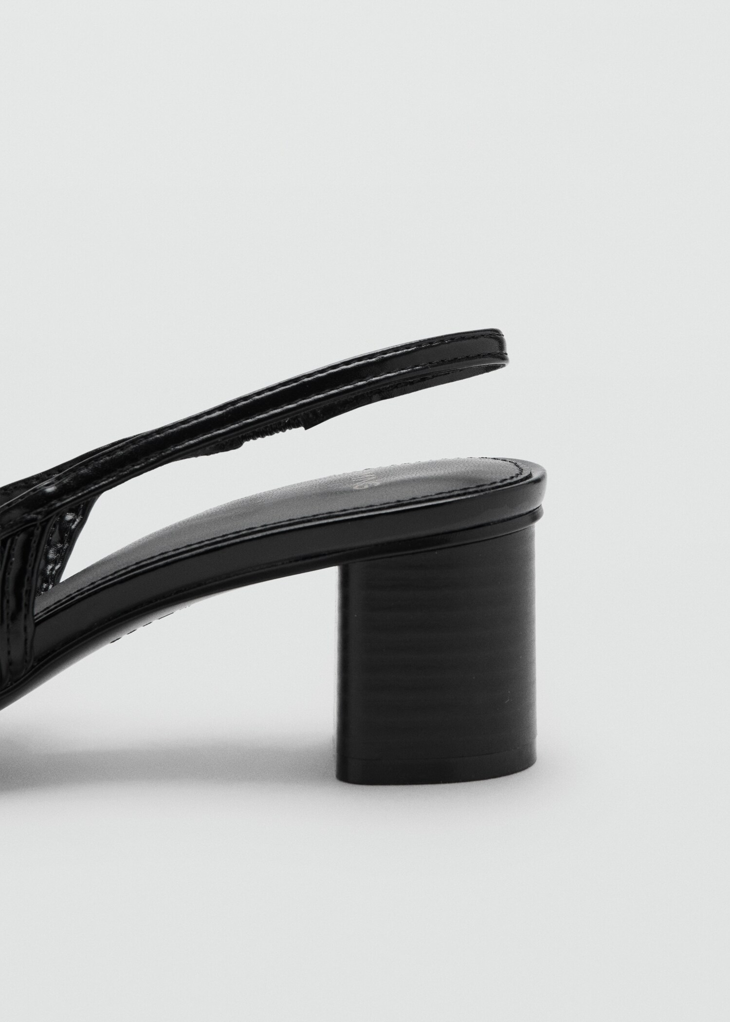 حذاء بكعب عالي مضفر - تفاصيل المنتج 1